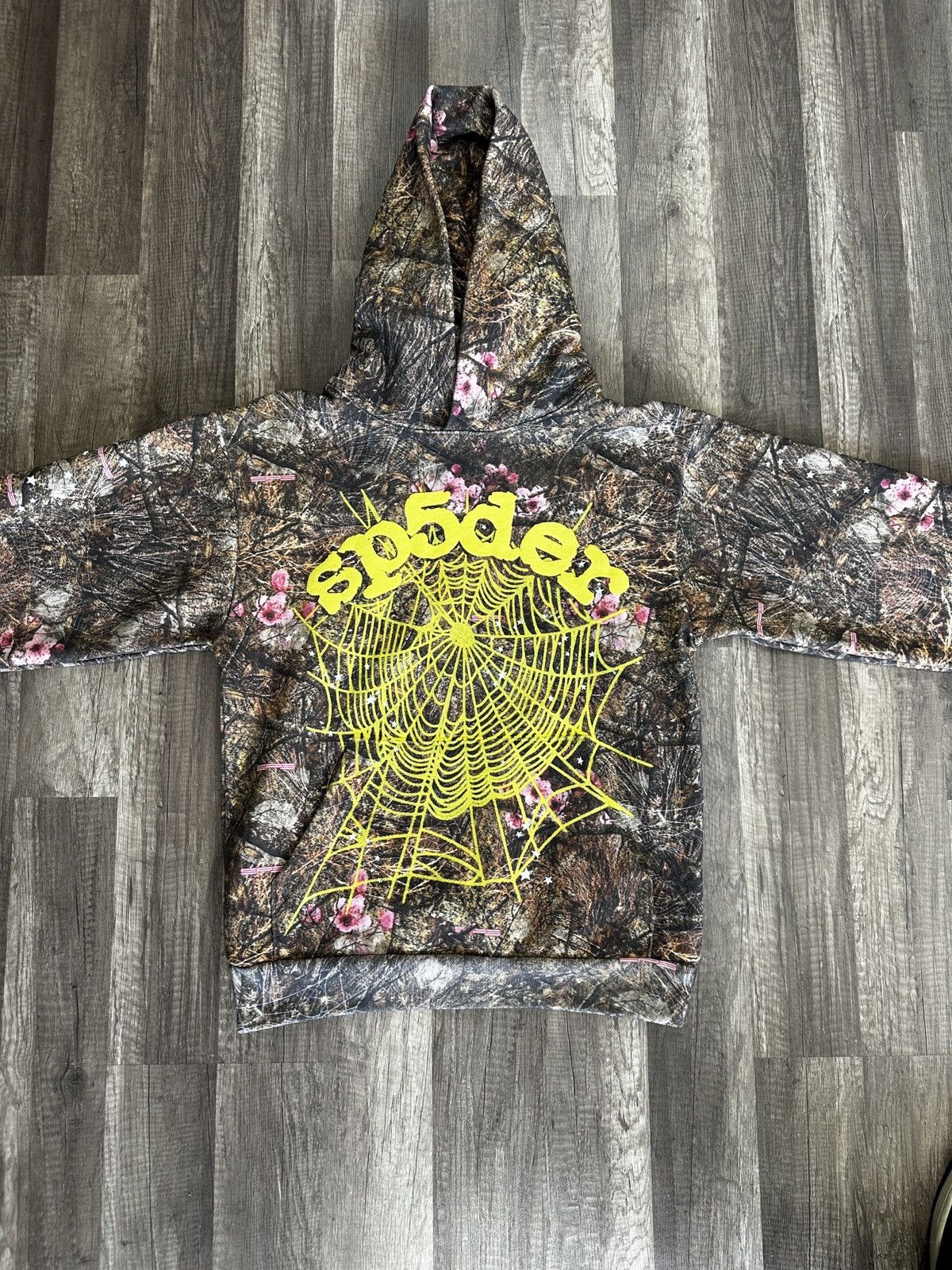 Spider Worldwide Sp5der Camo Hoodie Grailed