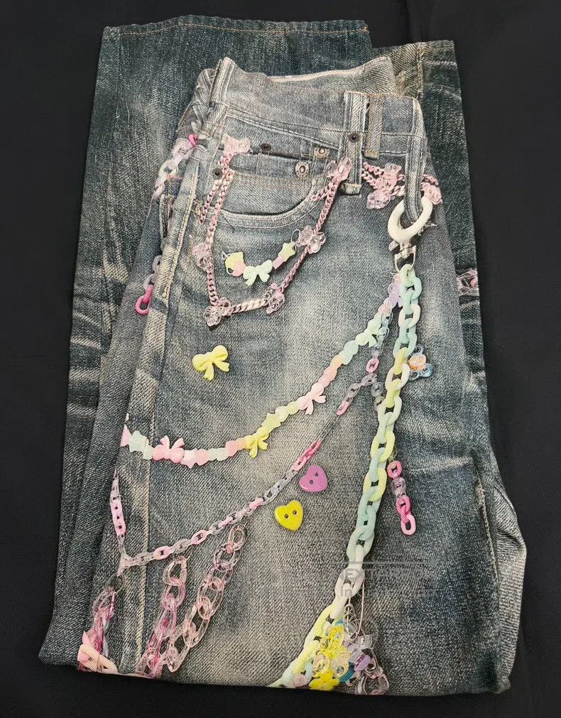 Acne Studios Acne Studios Candy Chain 3D Printed Loose Curved Jeans Size US 30 / EU 46 - 4 Thumbnail