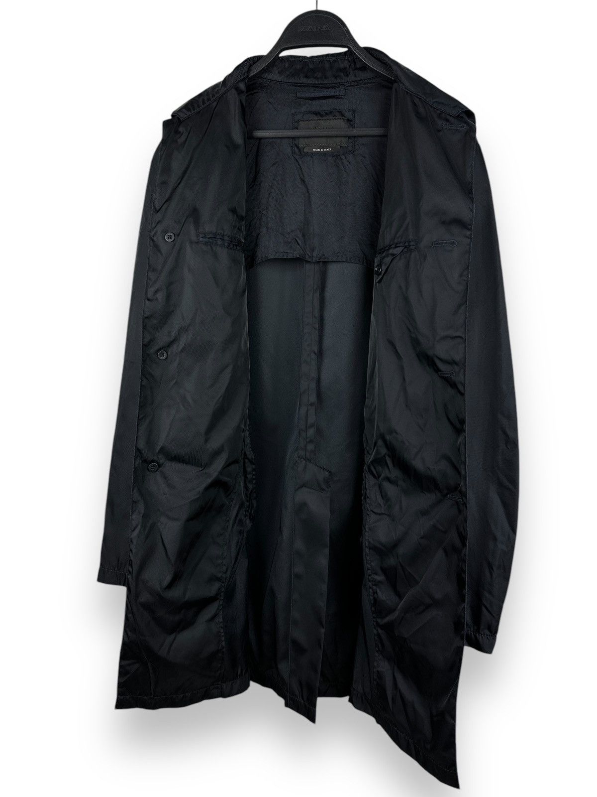 Prada × Vintage Vintage Prada Nylon Mac Coat Jacket Size 46 IT Made in Italy Size US S / EU 44-46 / 1 - 7 Thumbnail