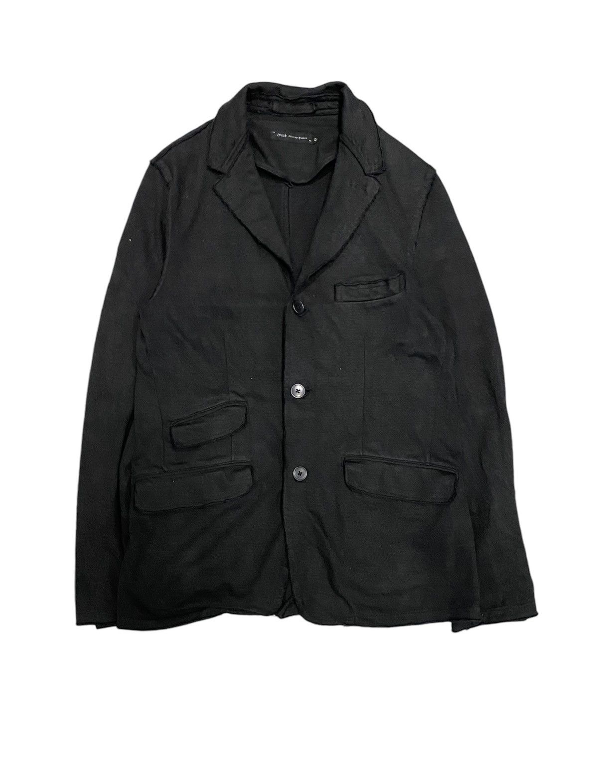 Slick SLICK Japan unfinish hem distressed cut and swings jacket Size US M / EU 48-50 / 2 - 1 Thumbnail