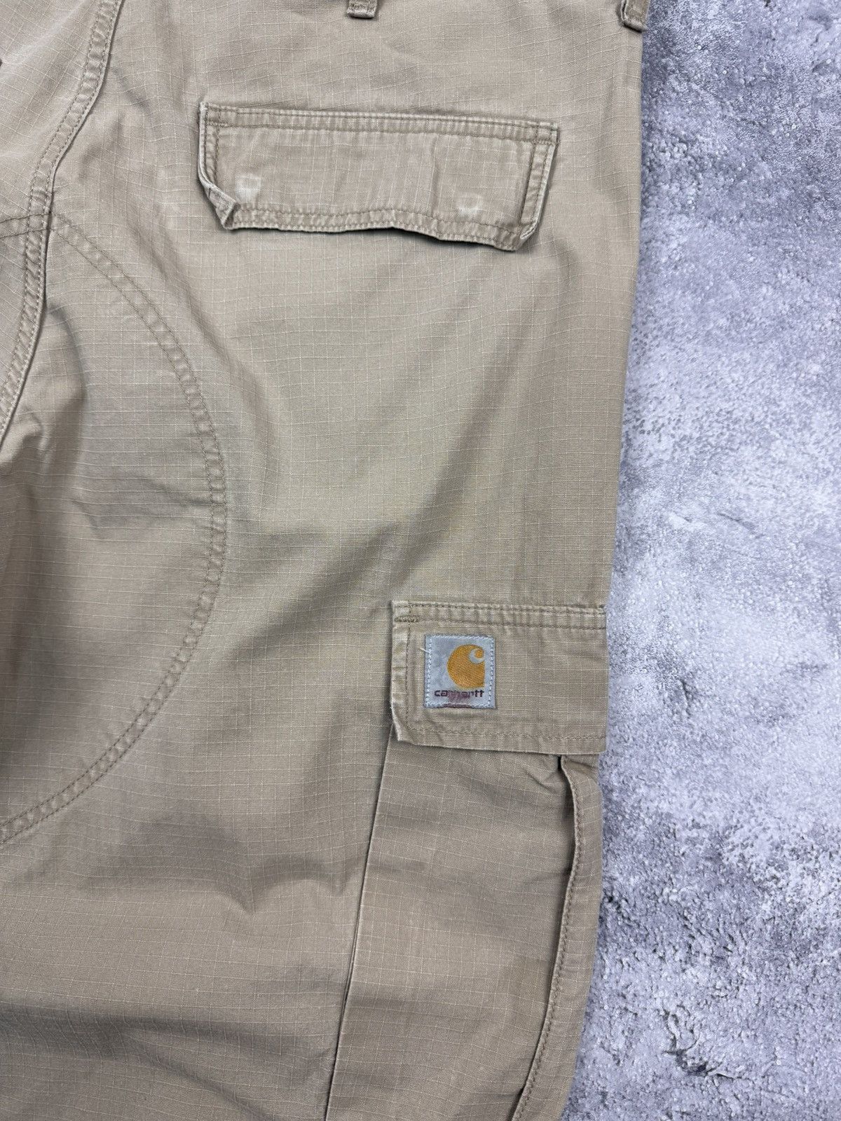 Carhartt Vintage Carhartt Cargo Pants Beige Work Regular Baggy Y2K Size US 34 / EU 50 - 9 Thumbnail