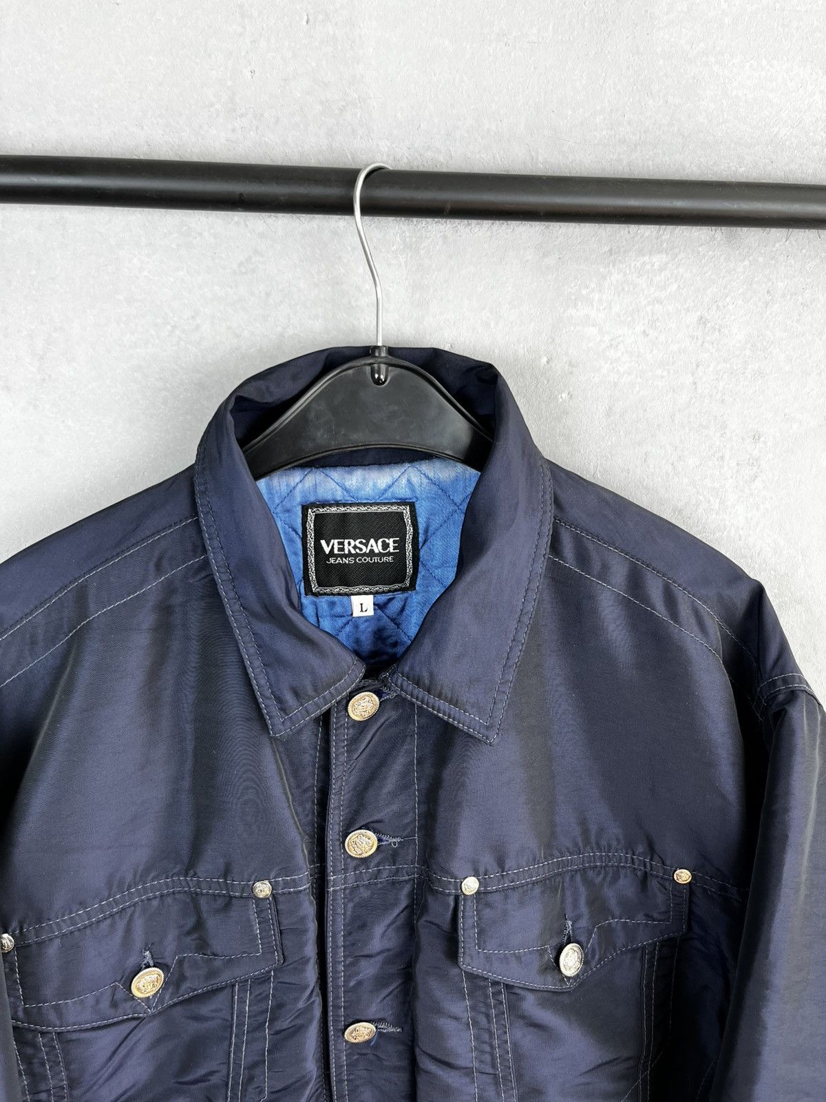 Versace Jeans Couture Versace bomber jacket vintage 90s Size US L / EU 52-54 / 3 - 2 Thumbnail
