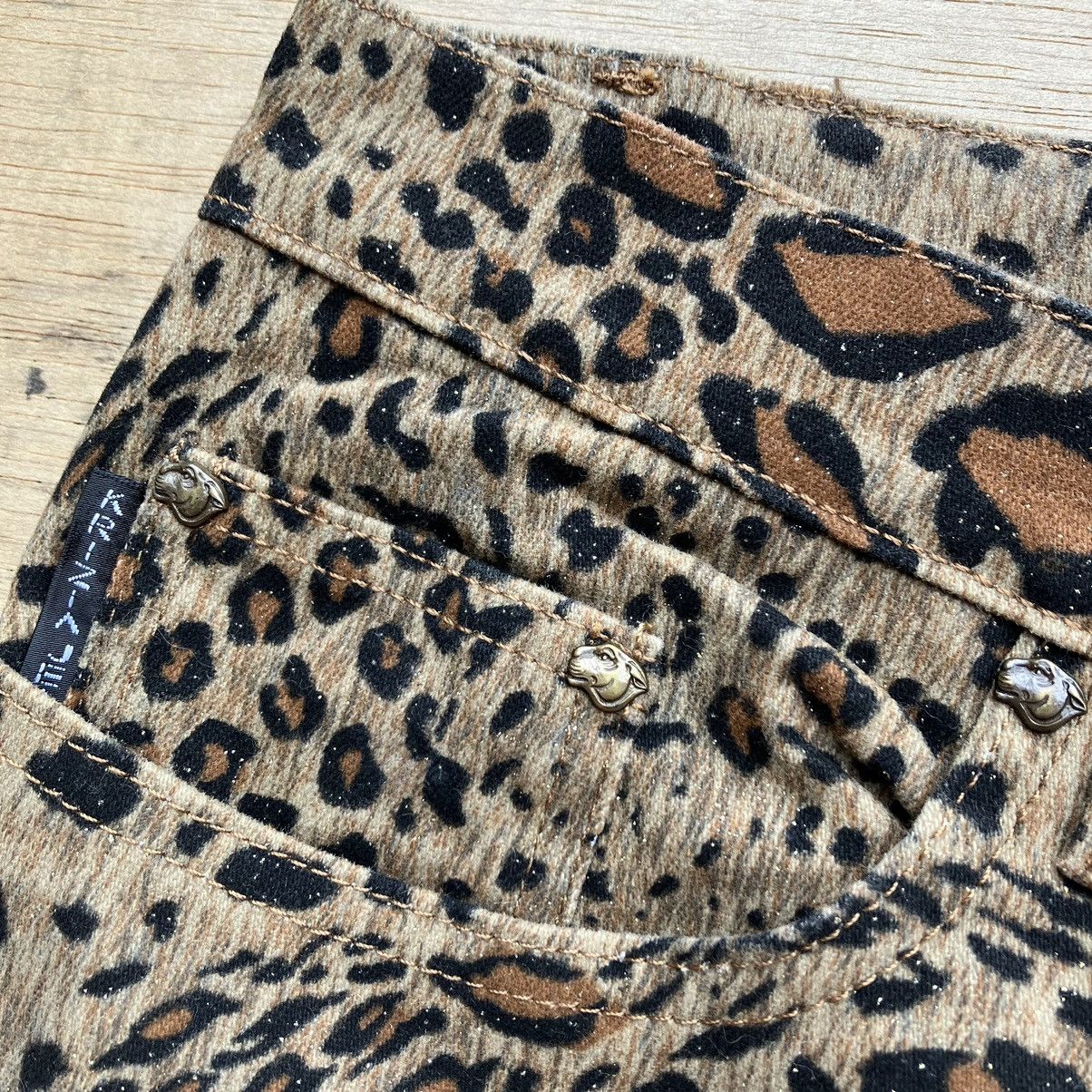 Designer × Krizia Uomo × Vintage KRIZIA JEANS CAMO TIGER STRETCH PANTS Size 31" - 3 Thumbnail