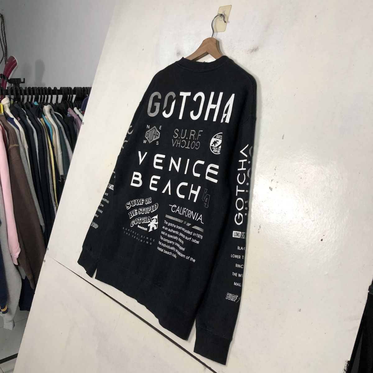 Gotcha 📌Full Print Sweatshirt Crewneck Gotcha Over Print Punk Size US M / EU 48-50 / 2 - 14 Thumbnail