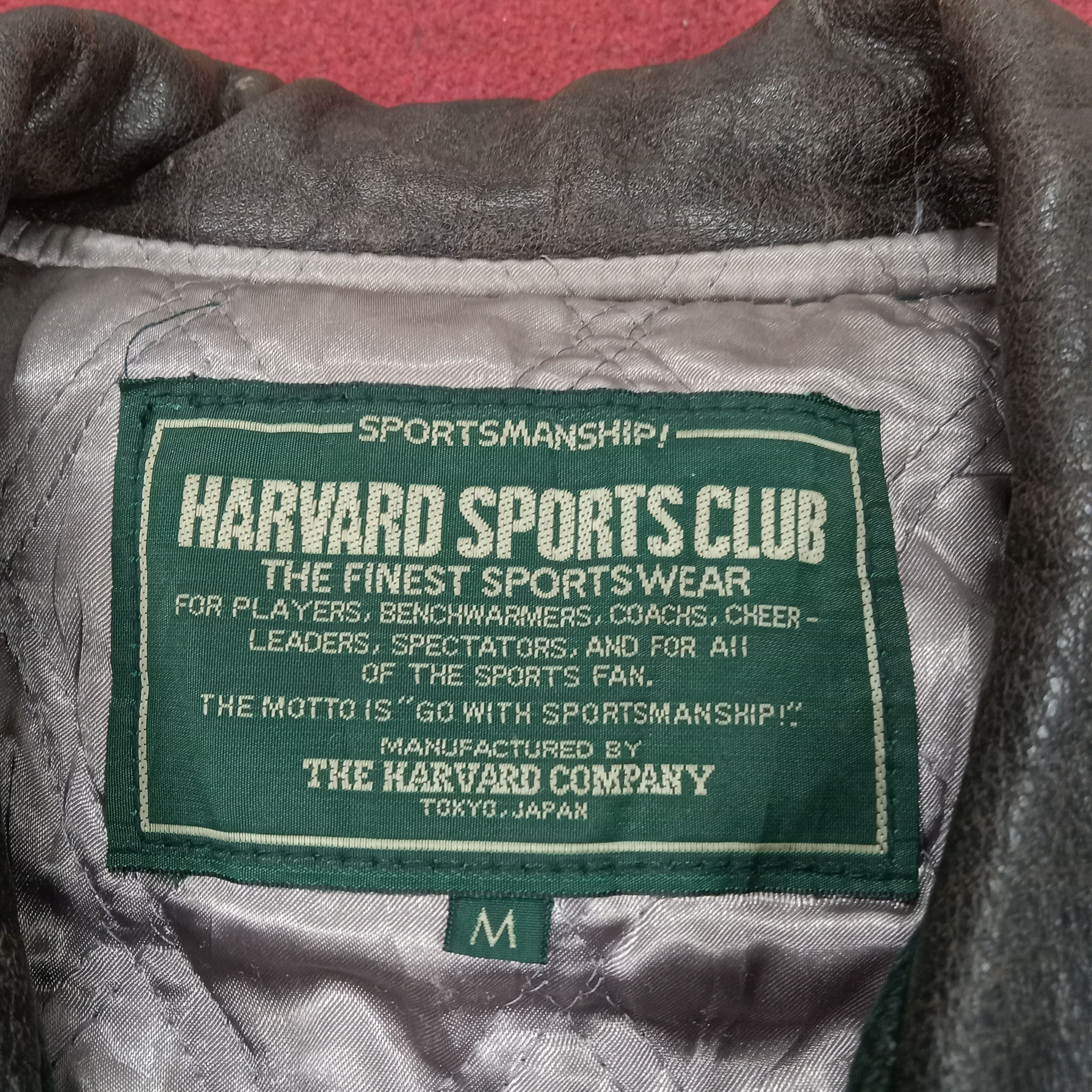 Harvard Sports Club Member Varsity Jacket Streetwear Style