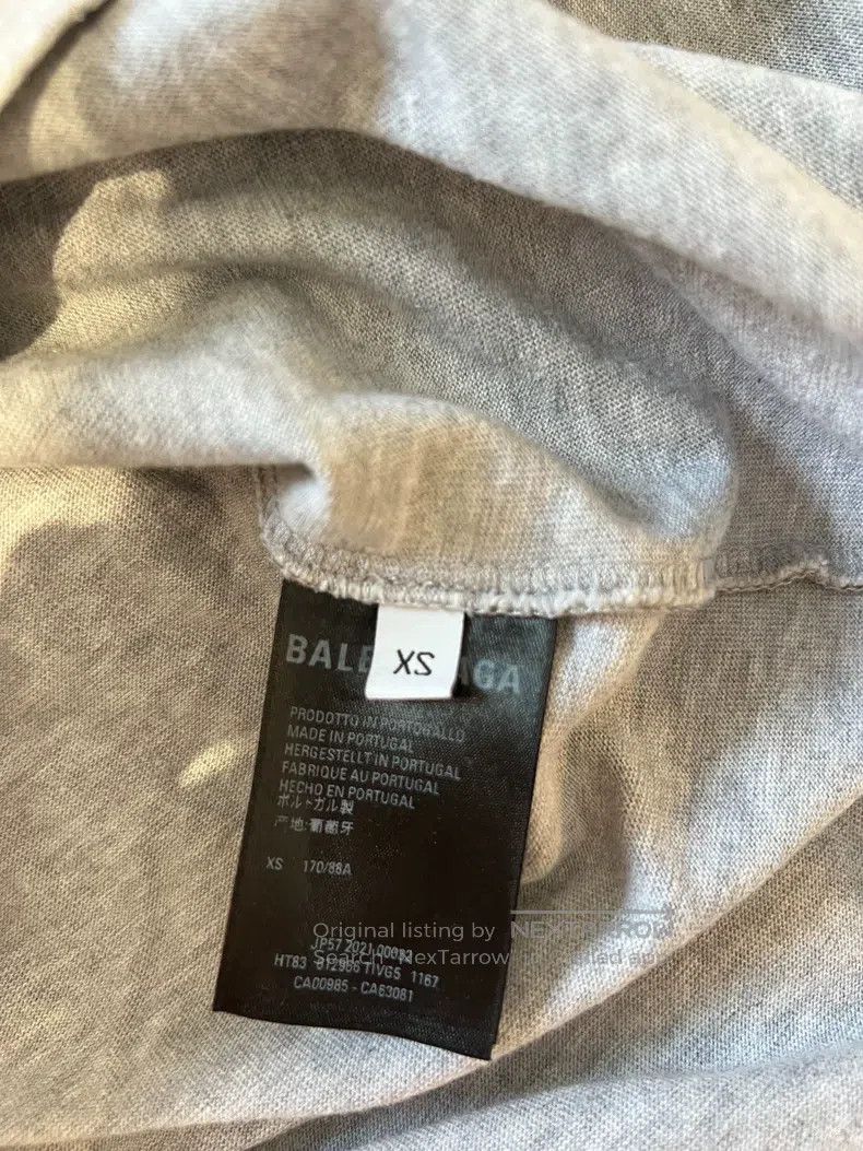 Balenciaga Balenciaga Front and back lettering short-sleeve Size US XS / EU 42 / 0 - 5 Thumbnail