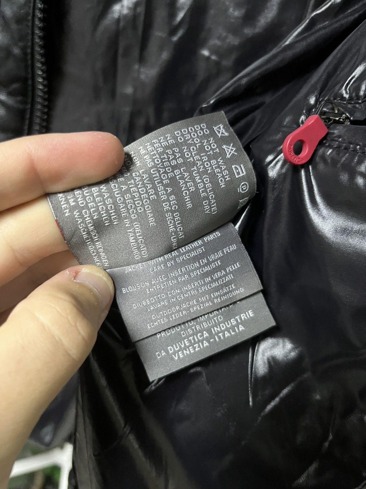 Duvetica Camo Duvetica Down Puffer Jacket with Leather Size US M / EU 48-50 / 2 - 10 Thumbnail