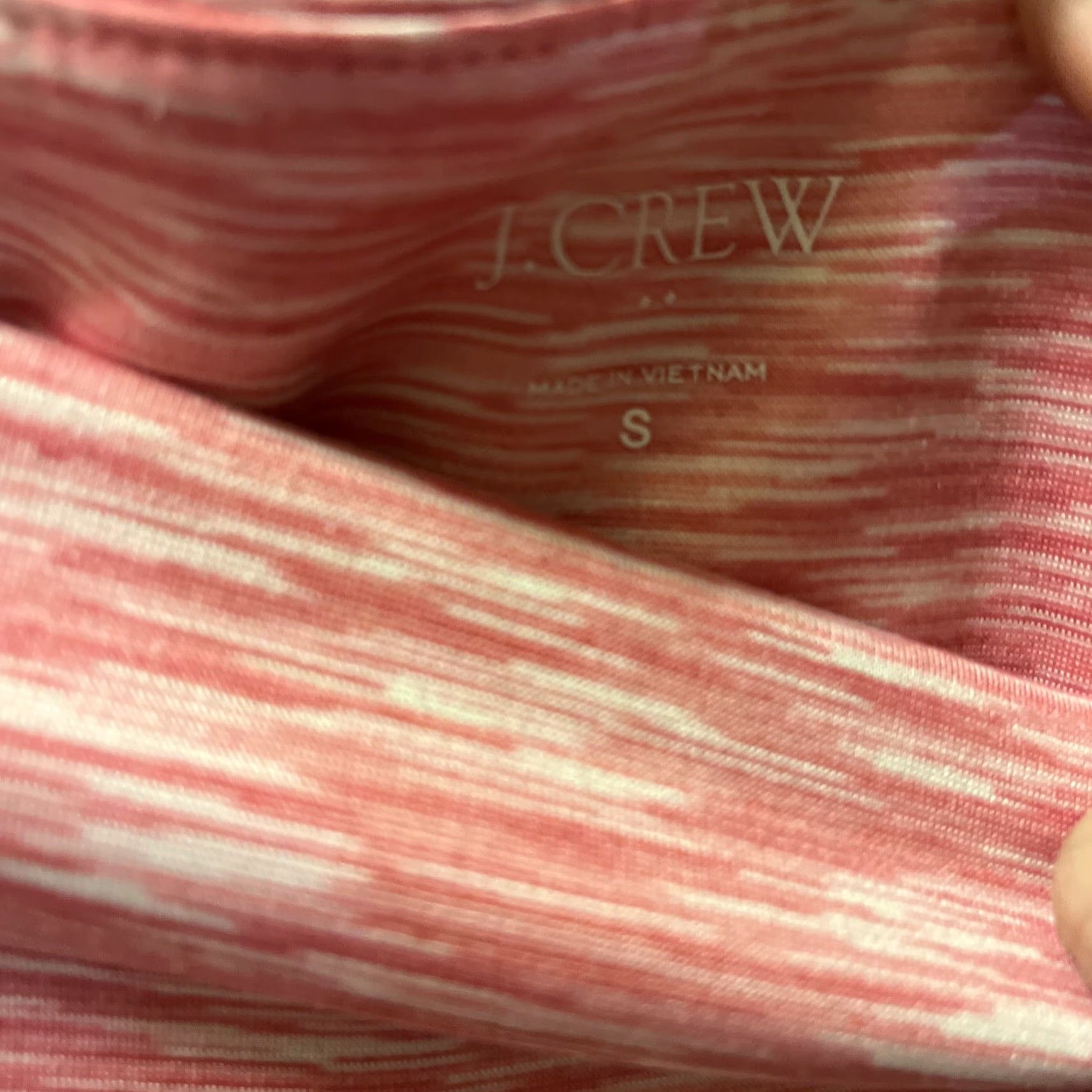 Pinko J.Crew Factory Cropped Leggings Space-dyed Pink Side Pocket Small Pink Athletic Leggings Womens Regular Size S Size 28" / US 6 / IT 42 - 5 Thumbnail