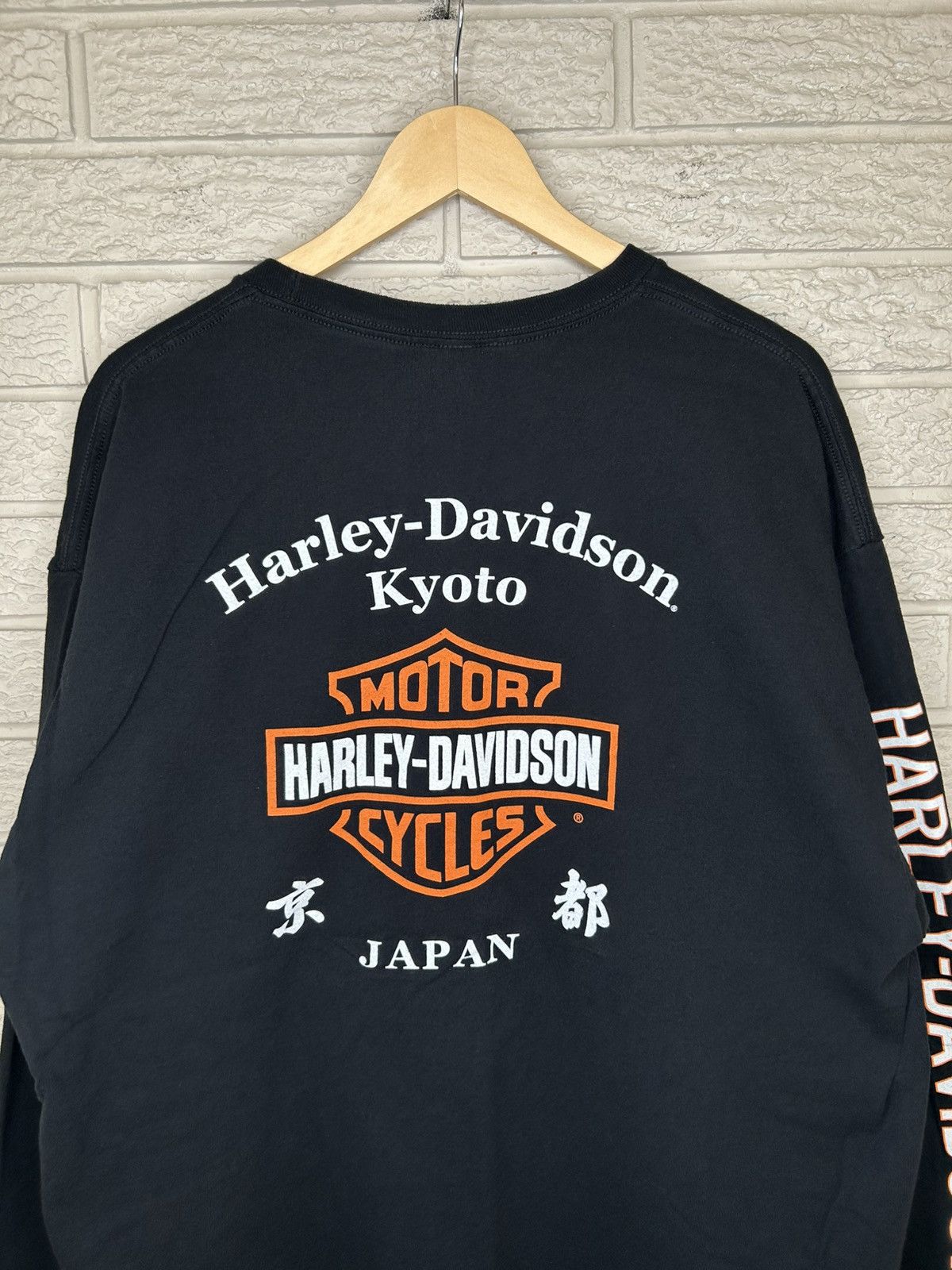 Harley Davidson Harley Davidson Kyoto Japan Long Sleeve Shirt Size US XXL / EU 58 / 5 - 5 Thumbnail