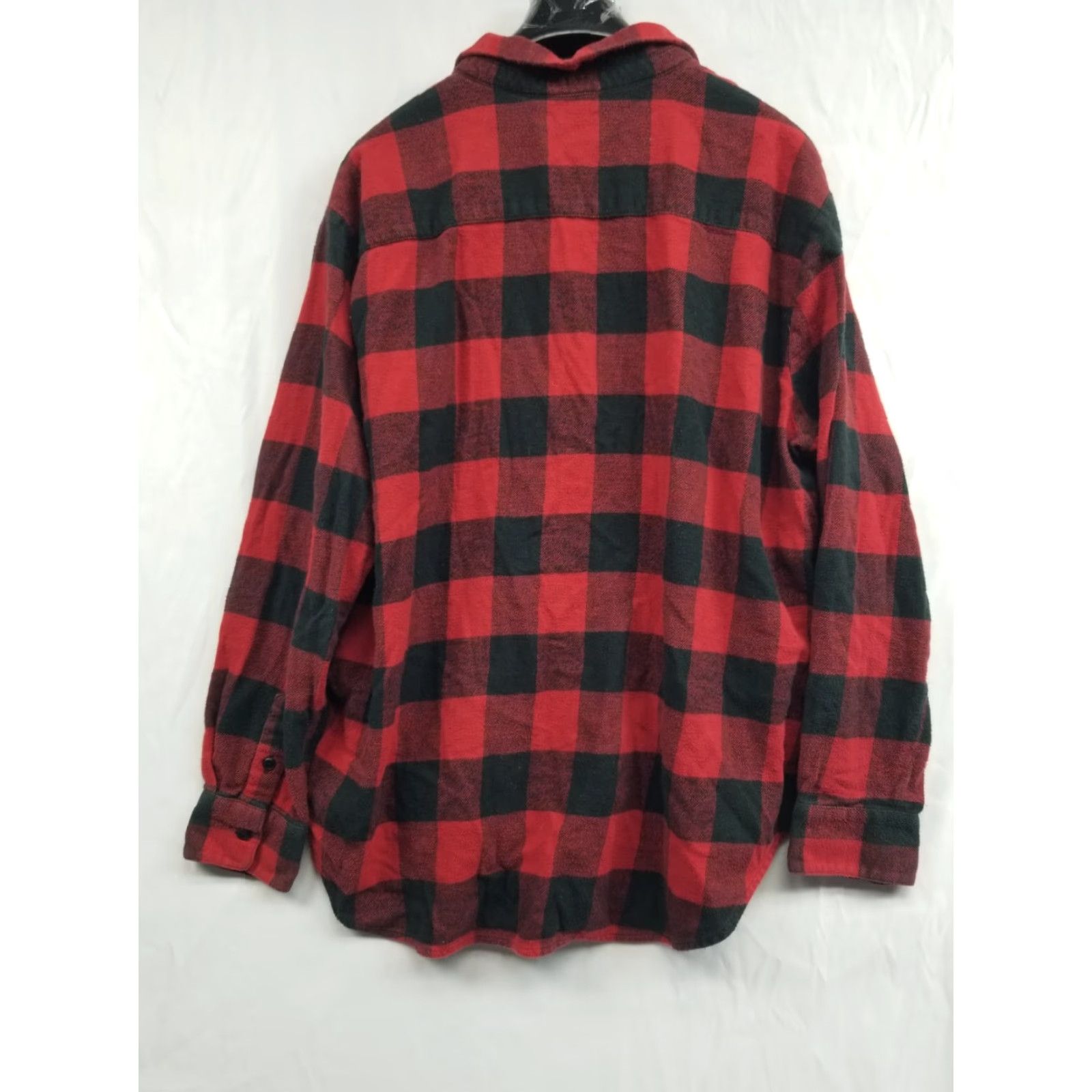 Madewell Madewell Shirt Womens Large Oversized Red Black Plaid Button Up Ladies Size L / US 10 / IT 46 - 2 Thumbnail