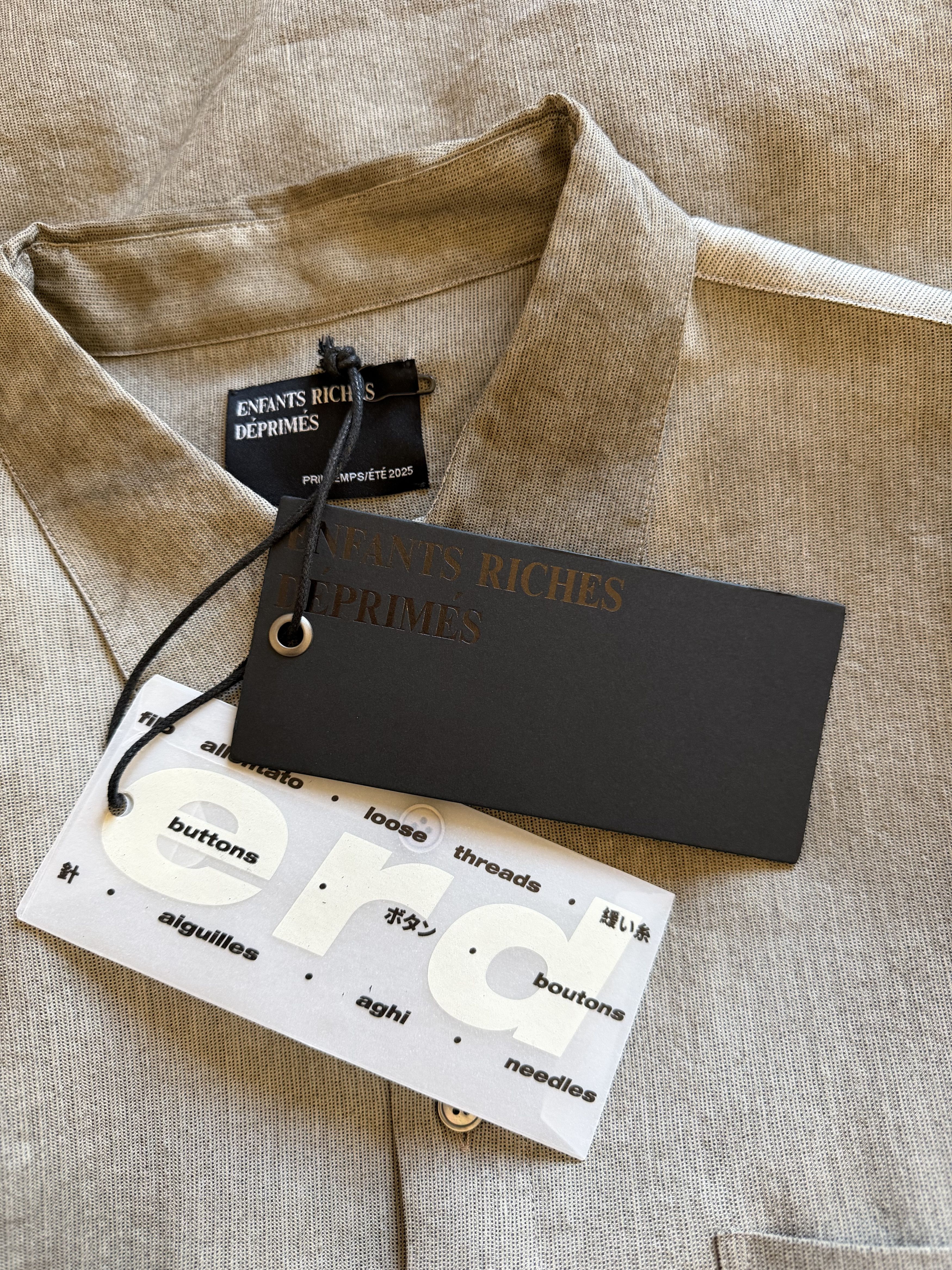 Enfants Riches Deprimes Enfants Riches Deprimes Artist Button Down Shirt in Neutral Size US XL / EU 56 / 4 - 7 Thumbnail