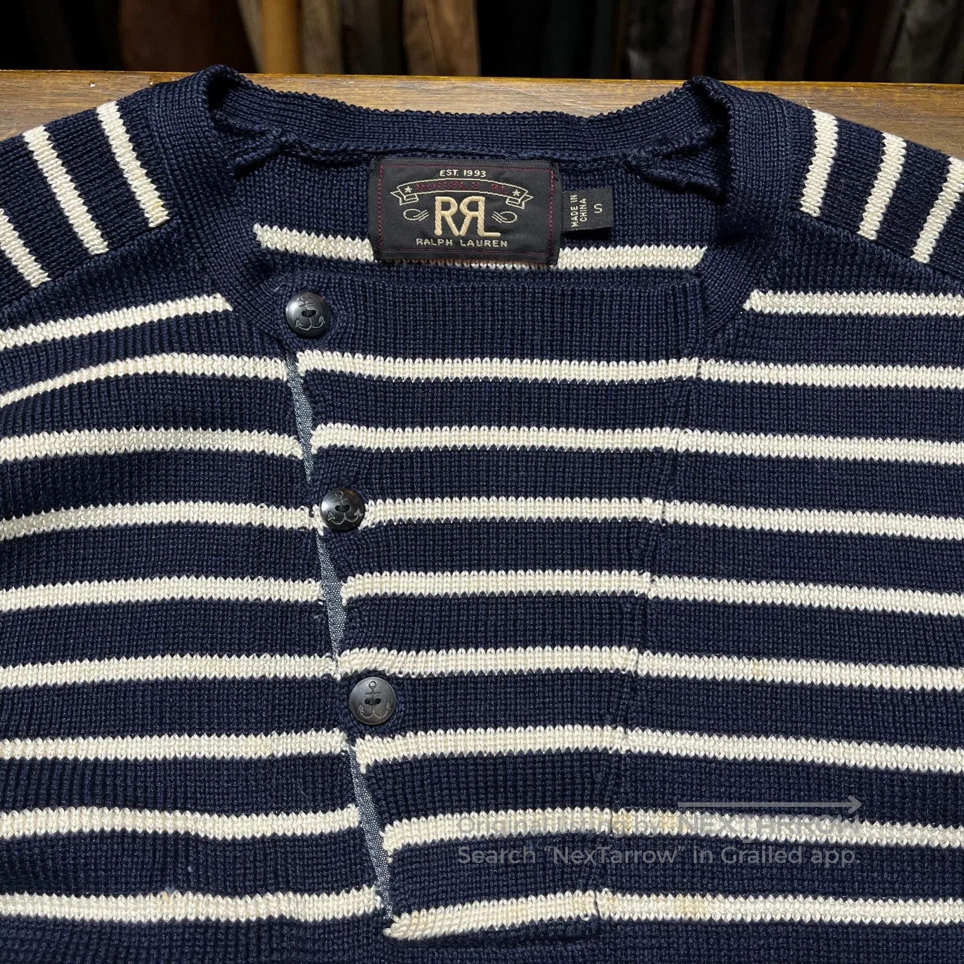 RRL Ralph Lauren Classic Striped Knit Sweater by RRL. Size US M / EU 48-50 / 2 - 4 Thumbnail