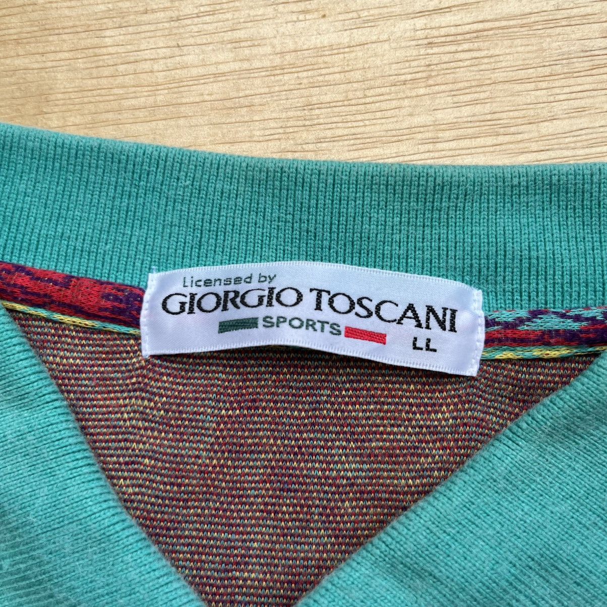 Italia Independent GIORGIO TOSCANI MULTI COLOUR STRIPES POLO SHIRT Size US L / EU 52-54 / 3 - 3 Thumbnail