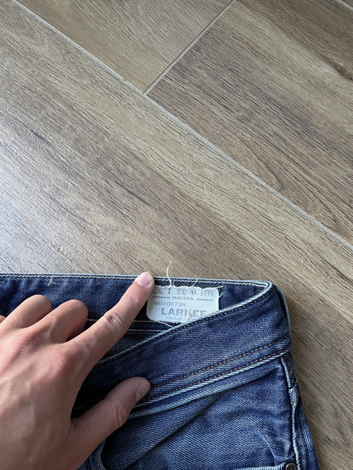 Diesel Diesel Vintage Jeans Faded Mud Washed Avant Garde Japanese Size US 32 / EU 48 - 10 Thumbnail