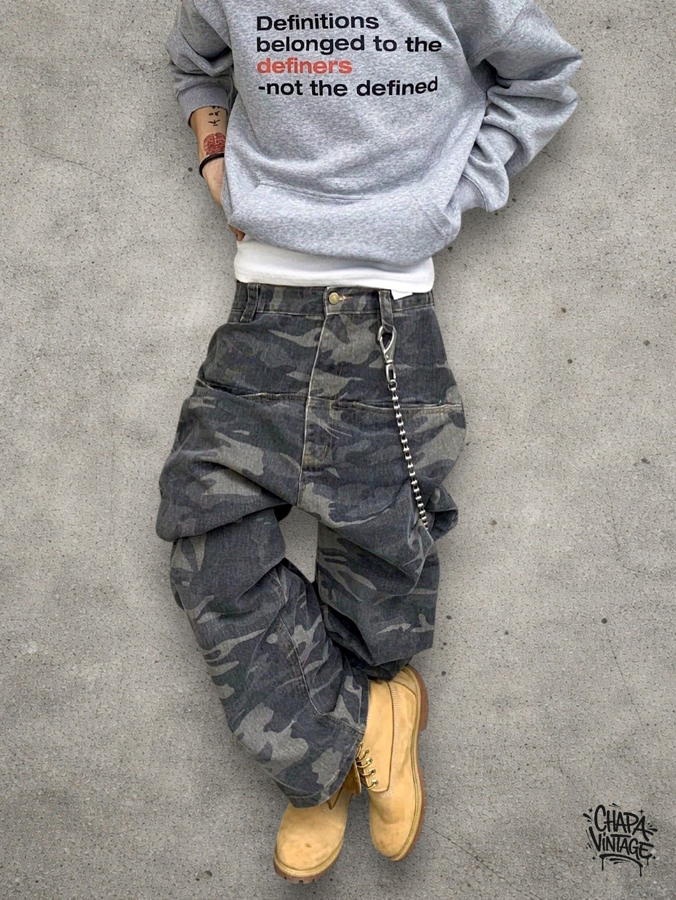 Japanese Brand Baggy military pants Size US 32 / EU 48 - 2 Thumbnail