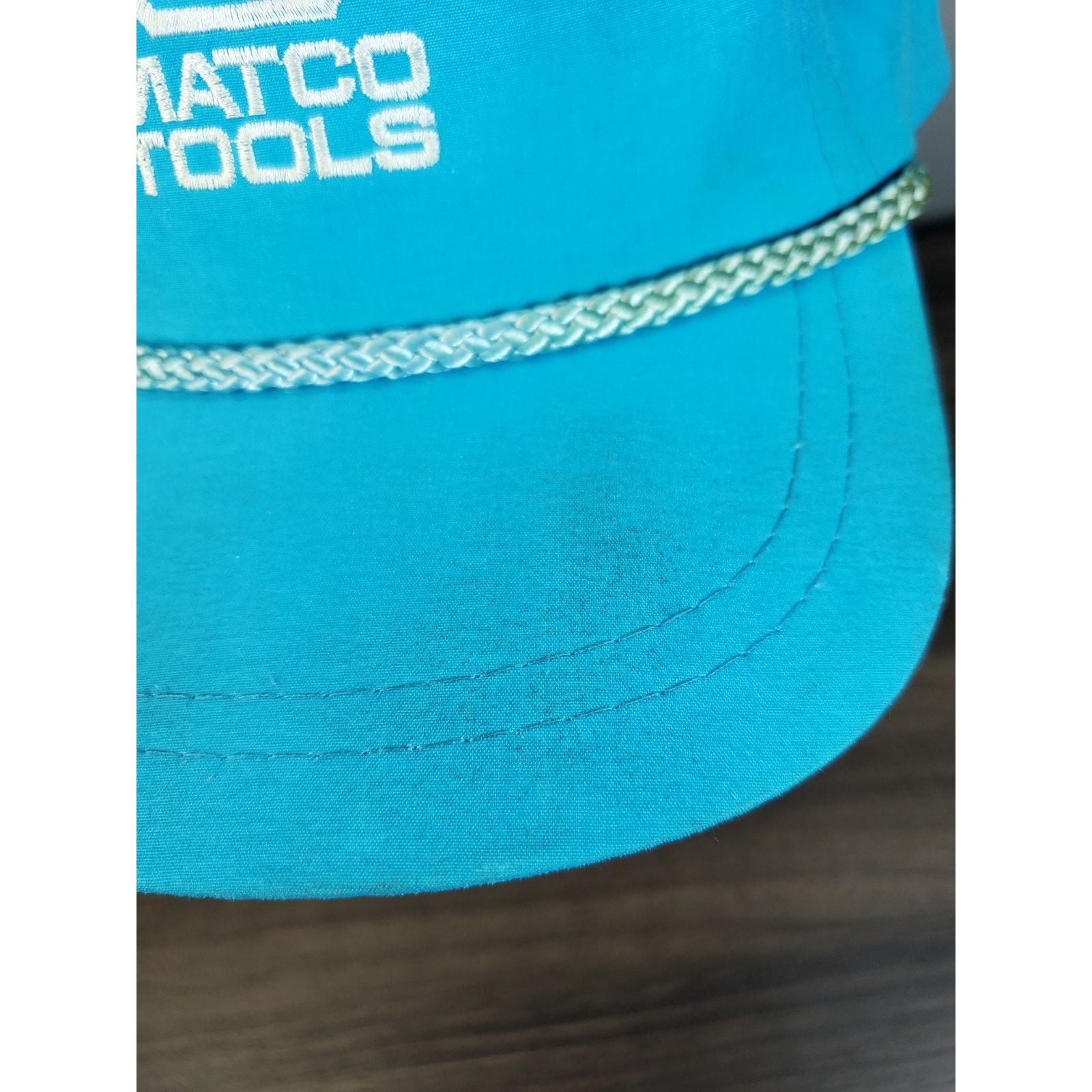 Vintage Matco Tools Snapback Hat Cap Teal Blue Adjustable *READ* Size ONE SIZE - 5 Thumbnail