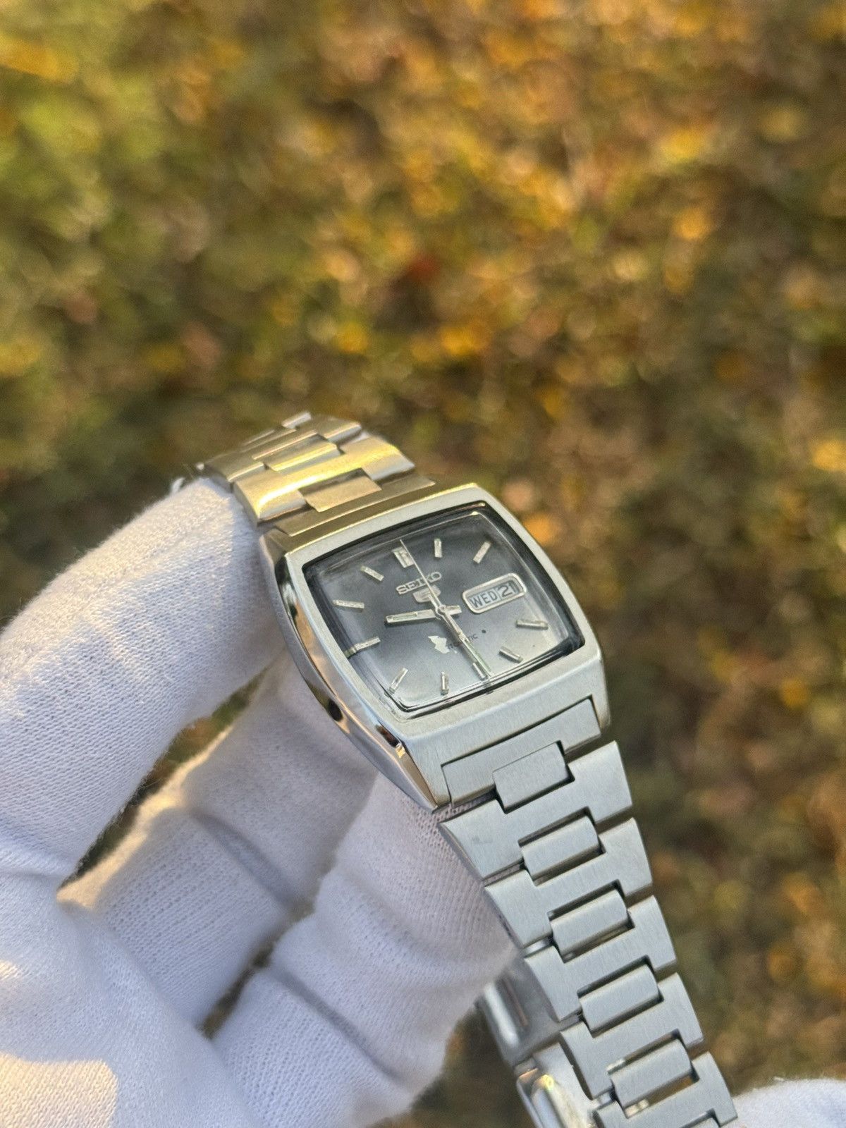 Seiko Vintage Seiko 5 Automatic 6319 – Blue Dial,Japan wrist Watch Size 36 - 12 Thumbnail