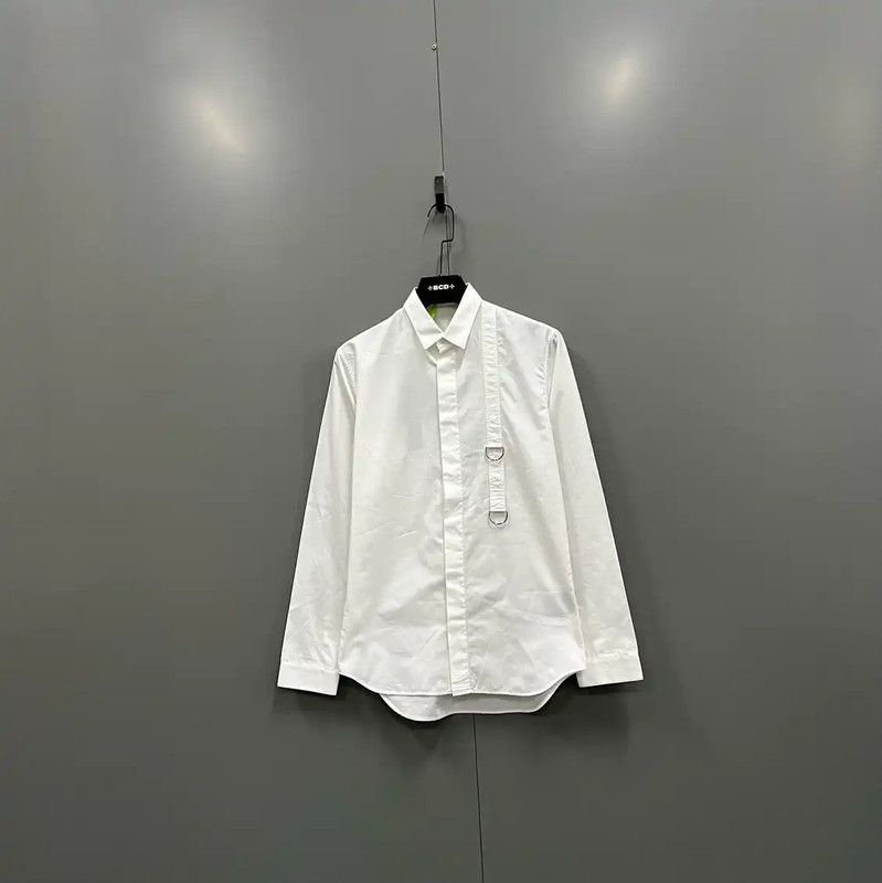 Dior Dior White Long Sleeve Cotton T-Shirt 0089 Size ONE SIZE - 1 Thumbnail