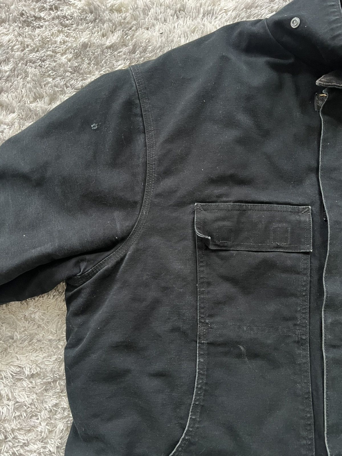 Carhartt Vintage Carhartt Detroit Work Distressed Jacket Size US XXL / EU 58 / 5 - 5 Thumbnail
