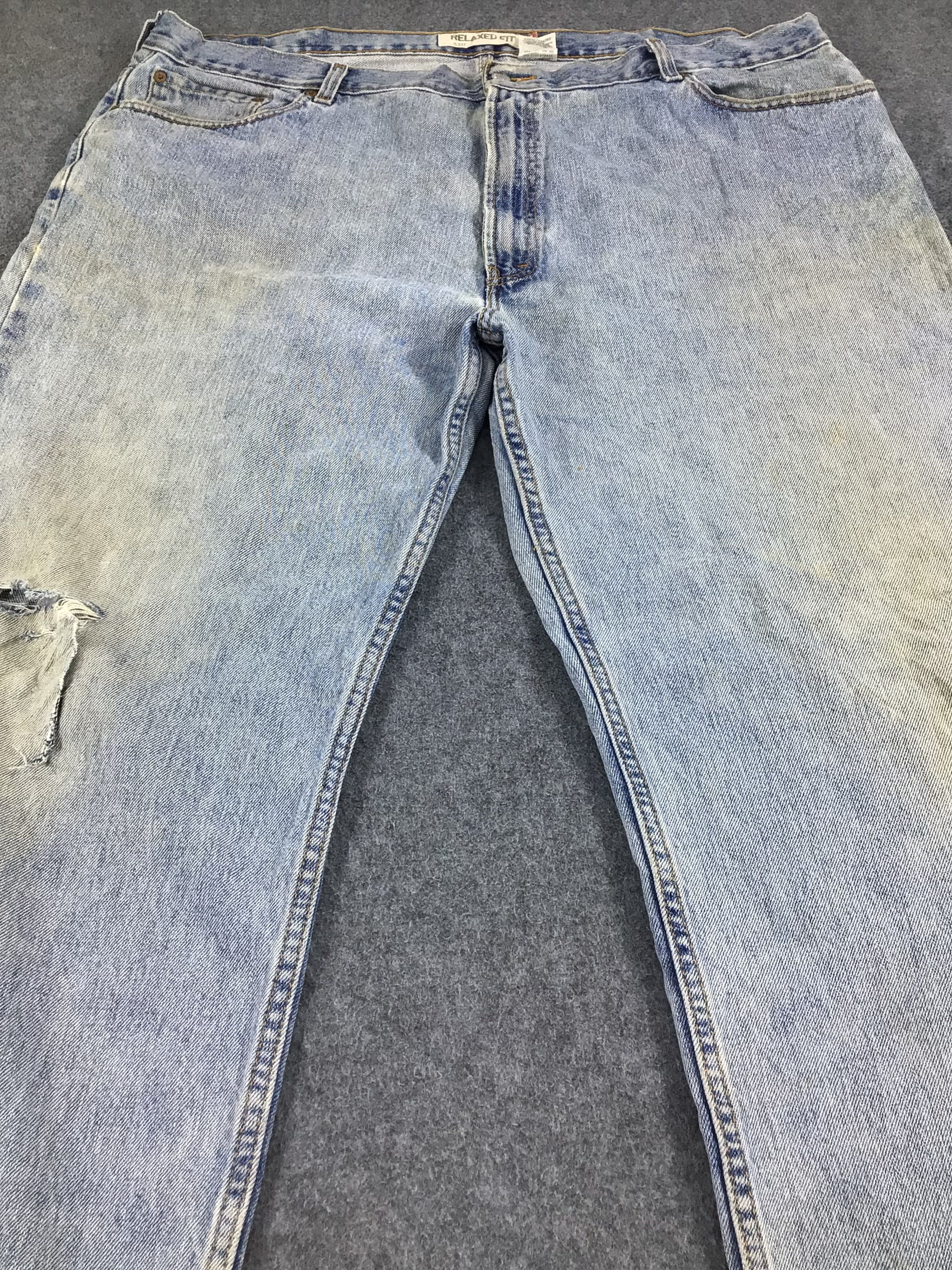Levi's Vintage Levis 550 Jeans Dirty Stone Wash 46x29 KJ286 Size US 44 / EU 60 - 3 Thumbnail