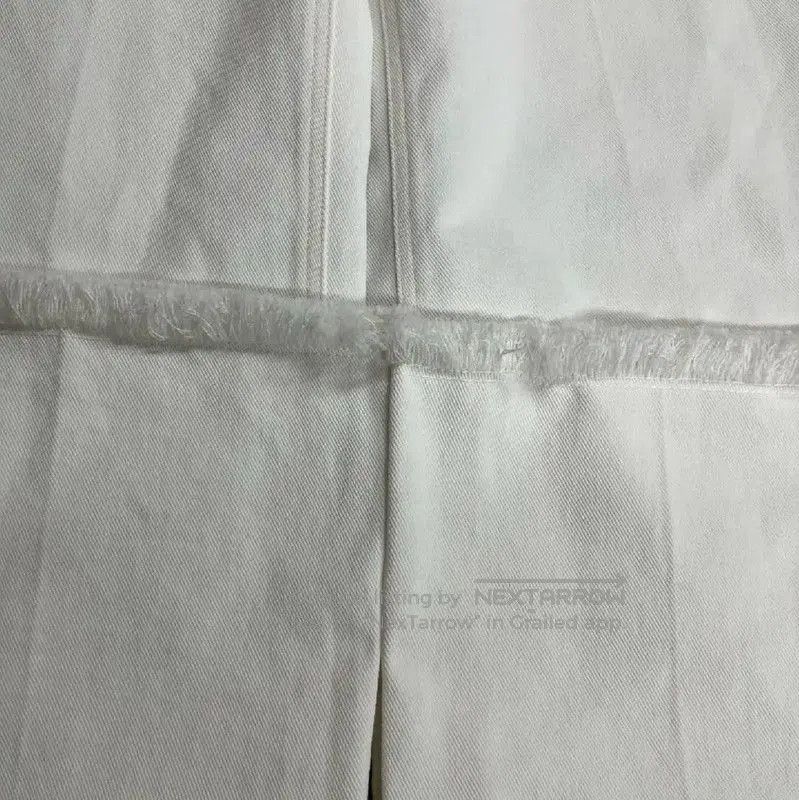 Louis Vuitton Louis Vuitton White Cotton Women's Jeans . Size 23" - 4 Thumbnail