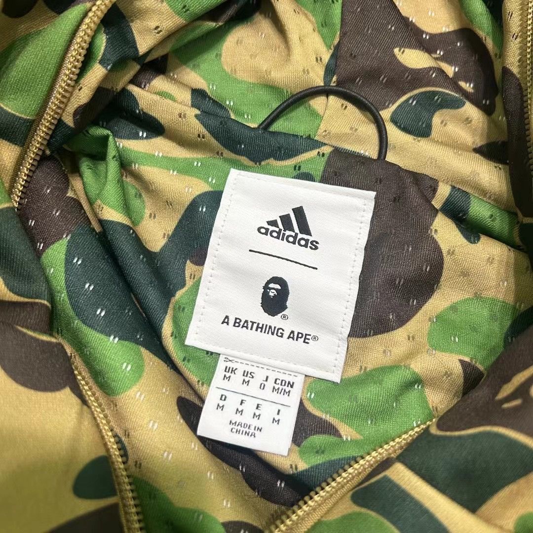 Bape BAPE ADIDAS SHARK FULL ZIP HOODIE Size US M / EU 48-50 / 2 - 8 Thumbnail