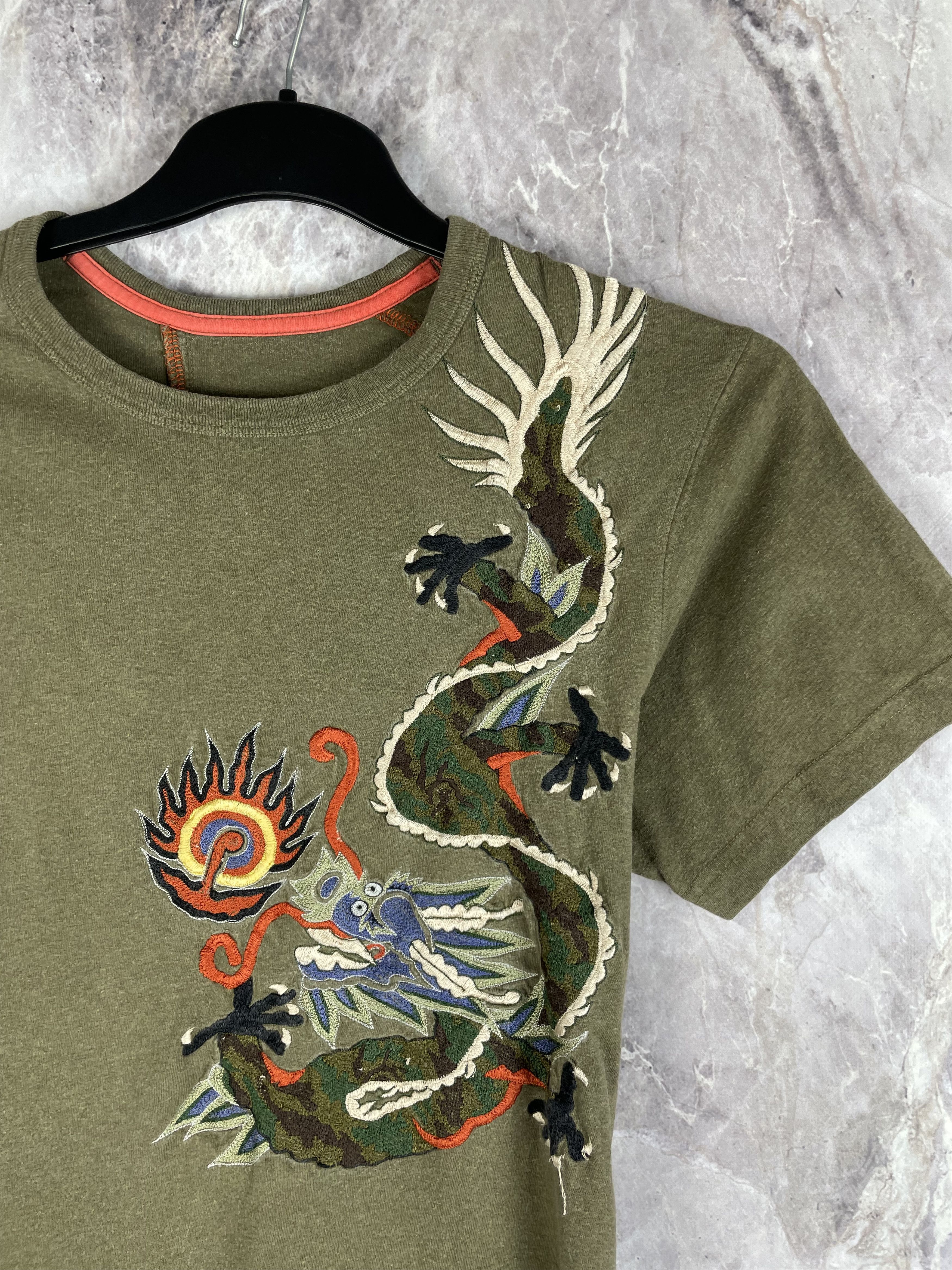 Maharishi Vintage Maharishi Tee Dragon Size US L / EU 52-54 / 3 - 4 Thumbnail