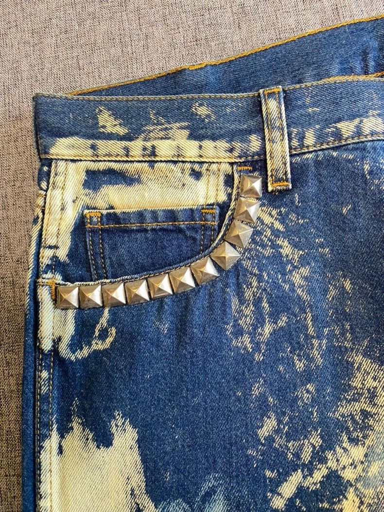 Gucci Gucci Tie-dyed printed riveted jeans 2502-Nextarrow Size US 34 / EU 50 - 4 Thumbnail