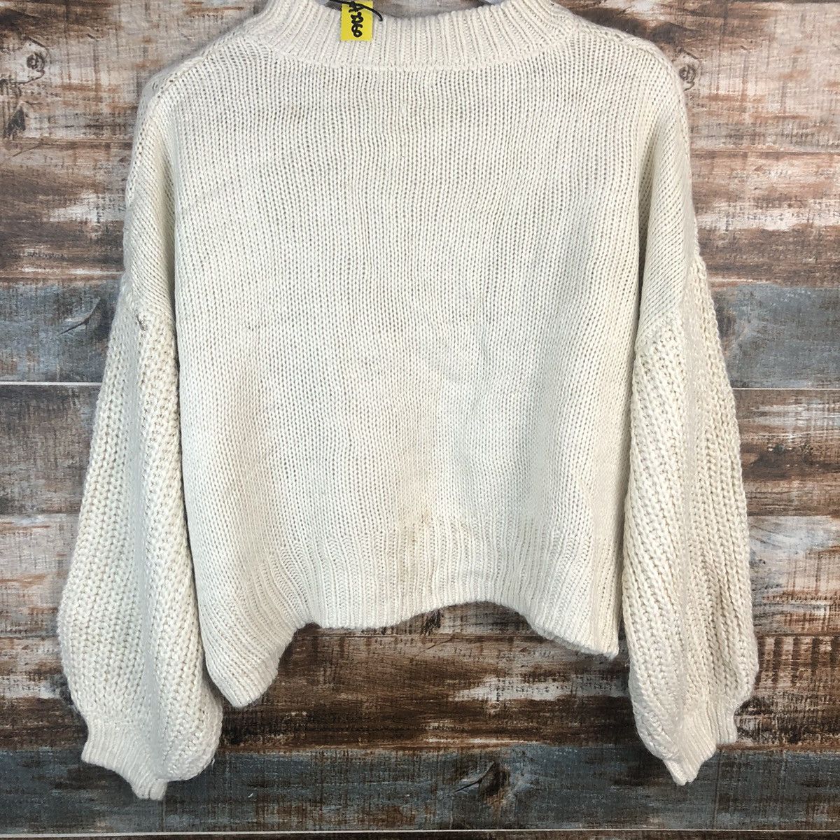 Homespun Knitwear × Japanese Brand Earth Music & Econology White Knitwear #A2260 Size M / US 6-8 / IT 42-44 - 13 Thumbnail
