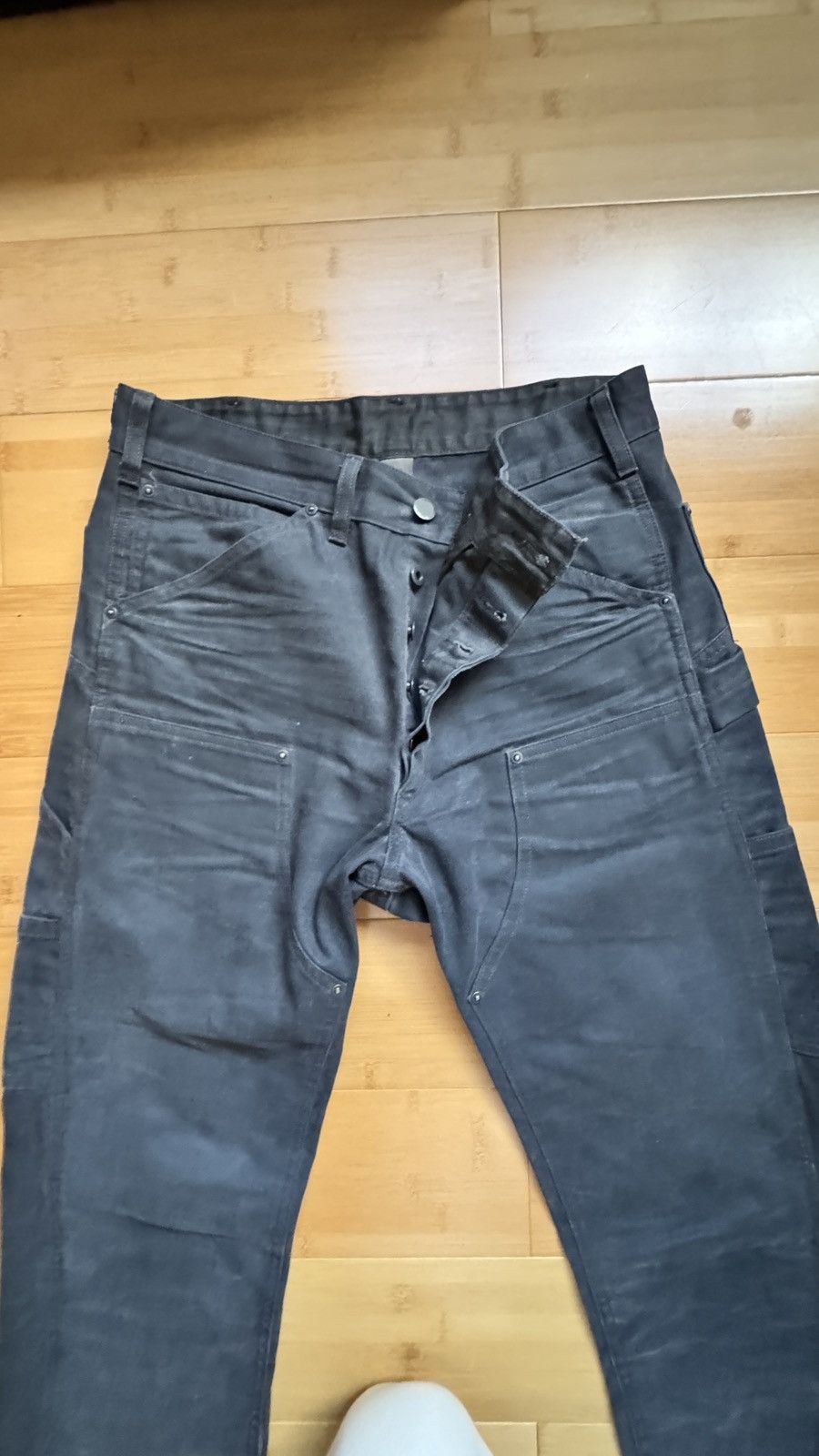 Ralph Lauren Double RL charcoal ranch style Jeans