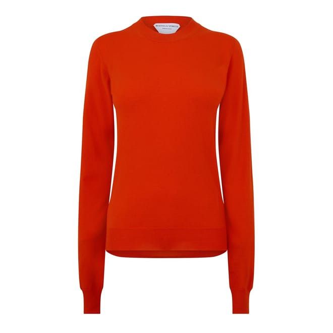 Bottega Veneta Crew Neck Regular Fit Long Sleeve Sweater