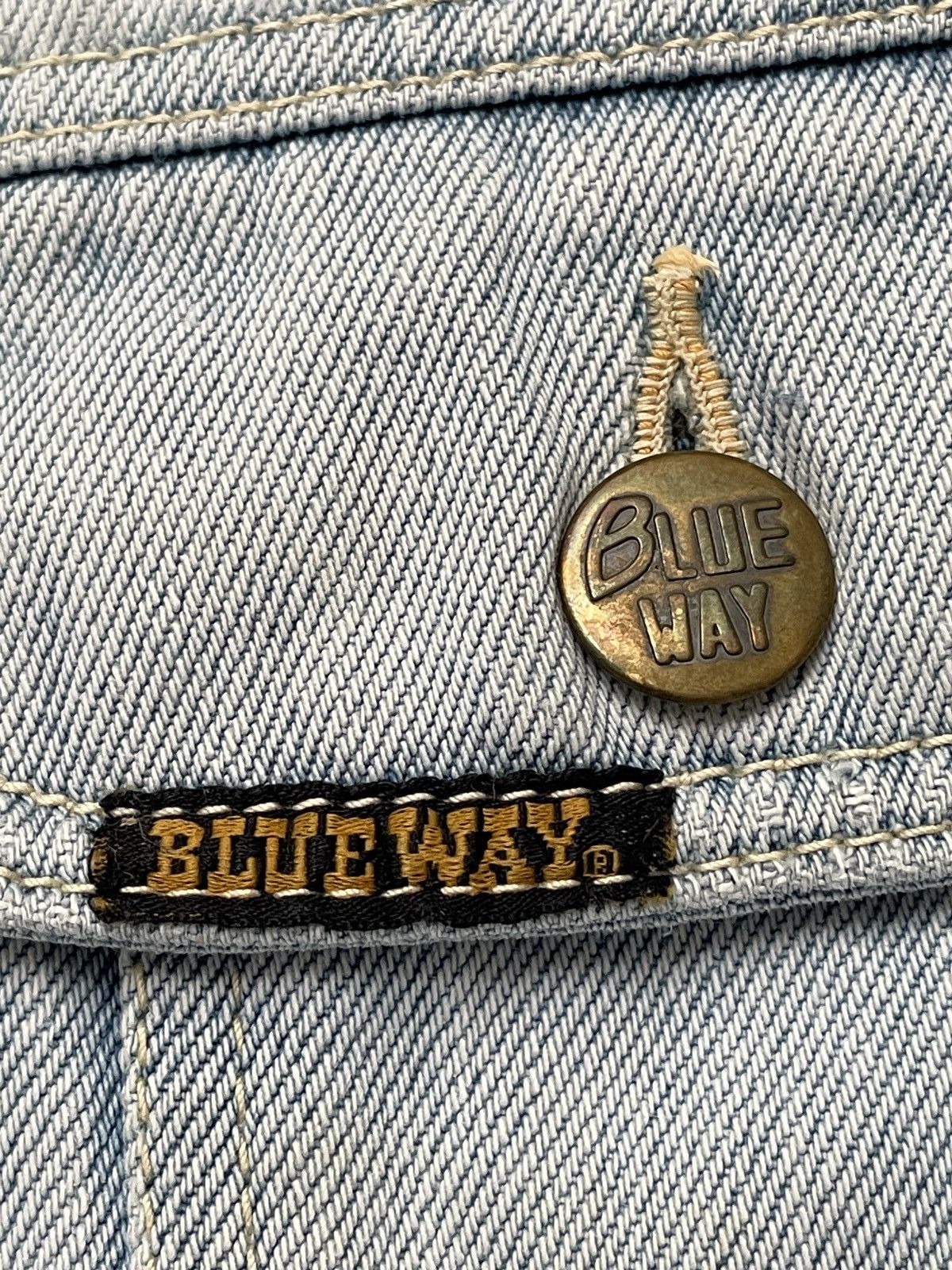 Japanese Brand Vintage Japanese Brand Blueway Denim Jacket 1990s Size US M / EU 48-50 / 2 - 9 Thumbnail