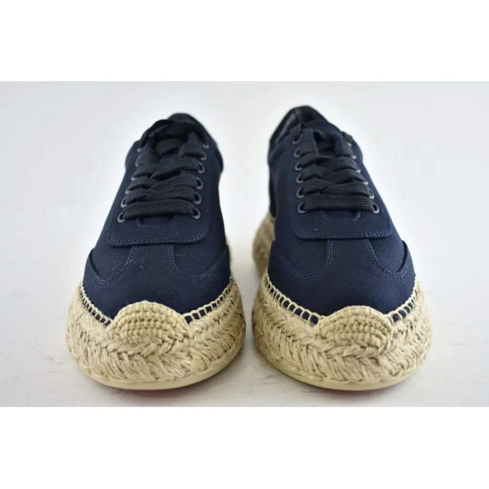 Christian Louboutin Christian Louboutin Flat Blue Platform Espadrille Sneaker 36 Size US 6 / IT 36 - 5 Thumbnail