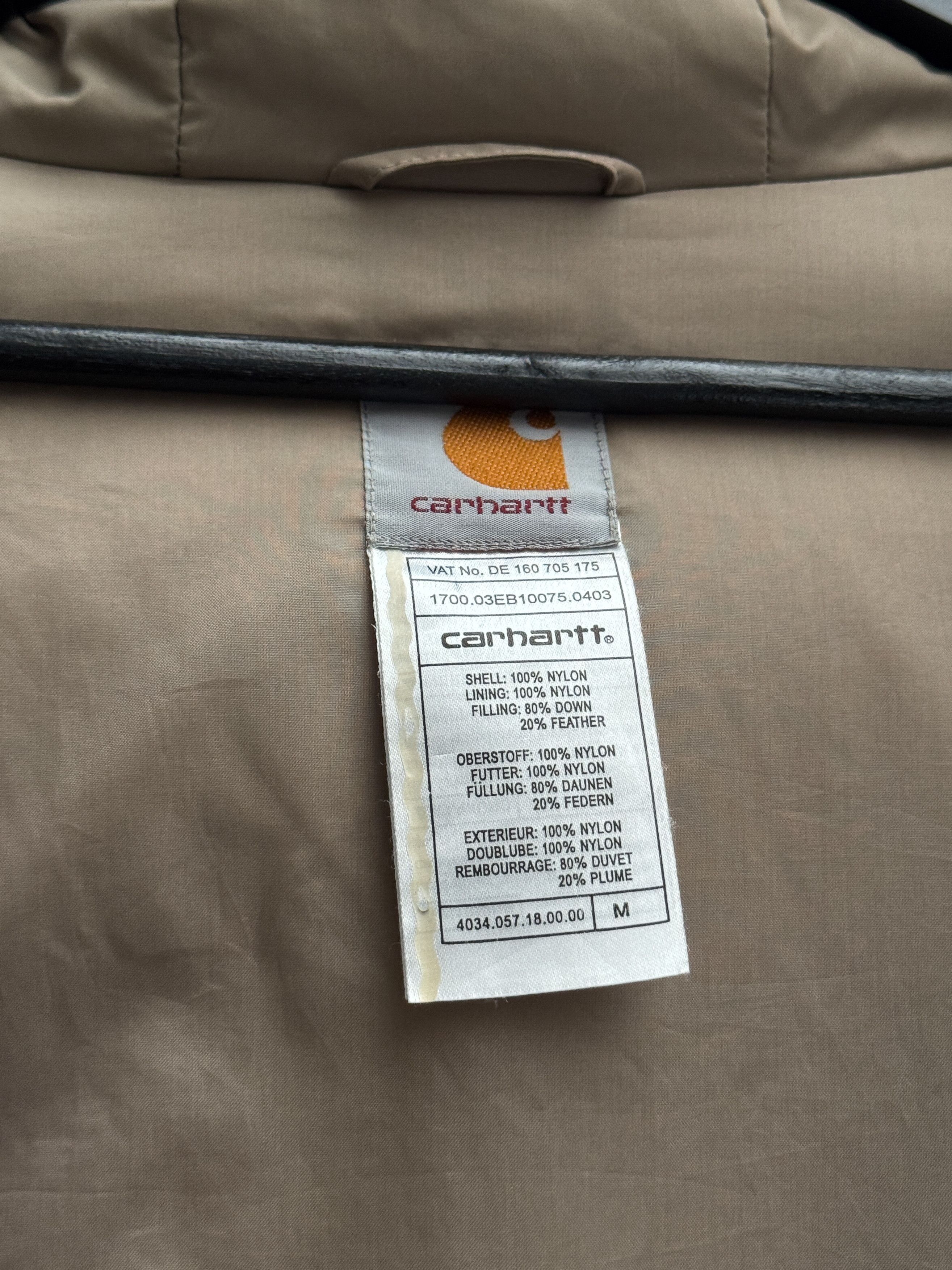 Carhartt Carhartt Puffer Beige Parka Jacket Size US M / EU 48-50 / 2 - 9 Thumbnail