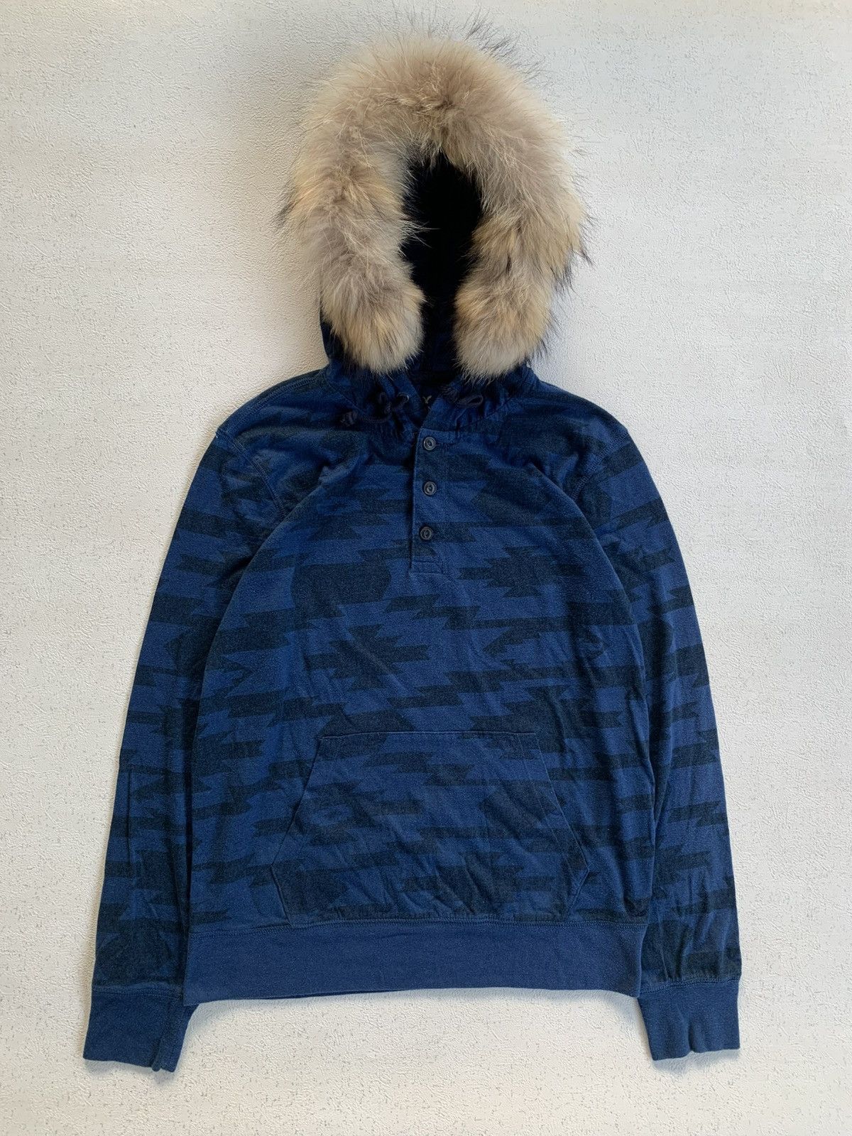 Japanese Brand American Eagle Fur Hoodie Ifsixwasnine lgb style Size US S / EU 44-46 / 1 - 1 Thumbnail
