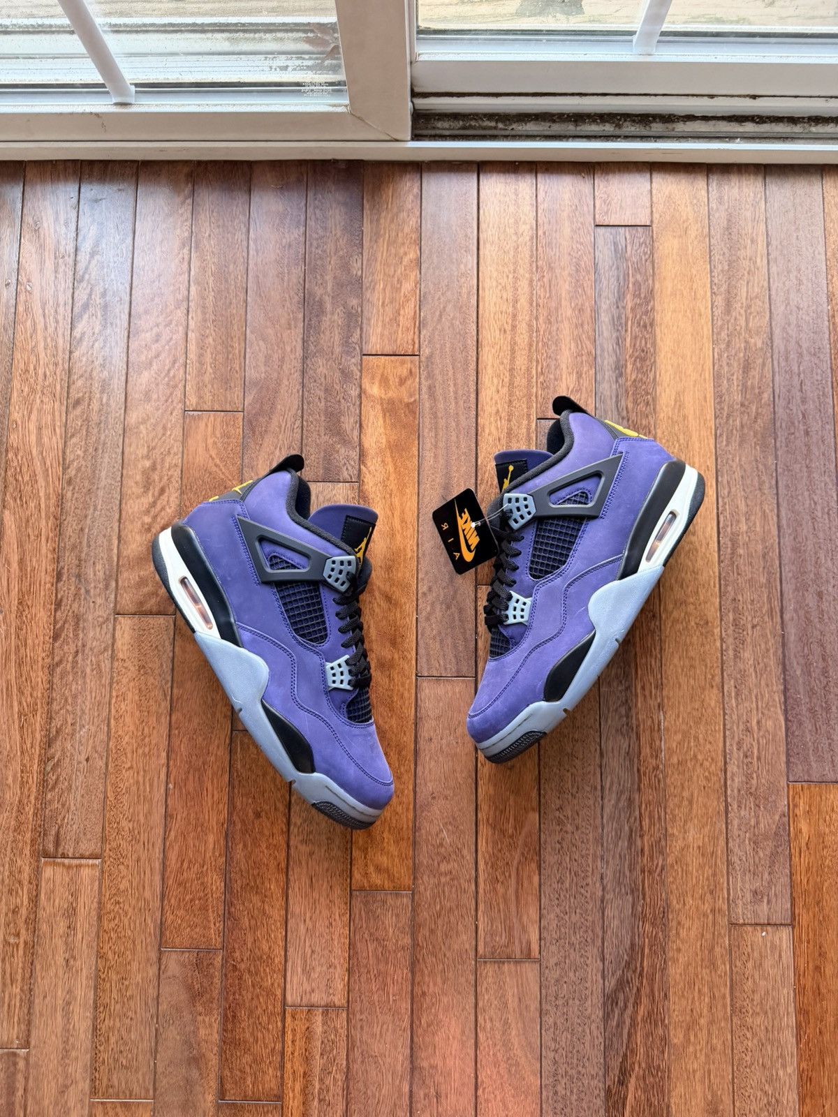 Nike Nike Jordan 4 Lakeshow - Lakers - Imperial Purple - Size 12 Size US 12 / EU 45 - 2 Thumbnail