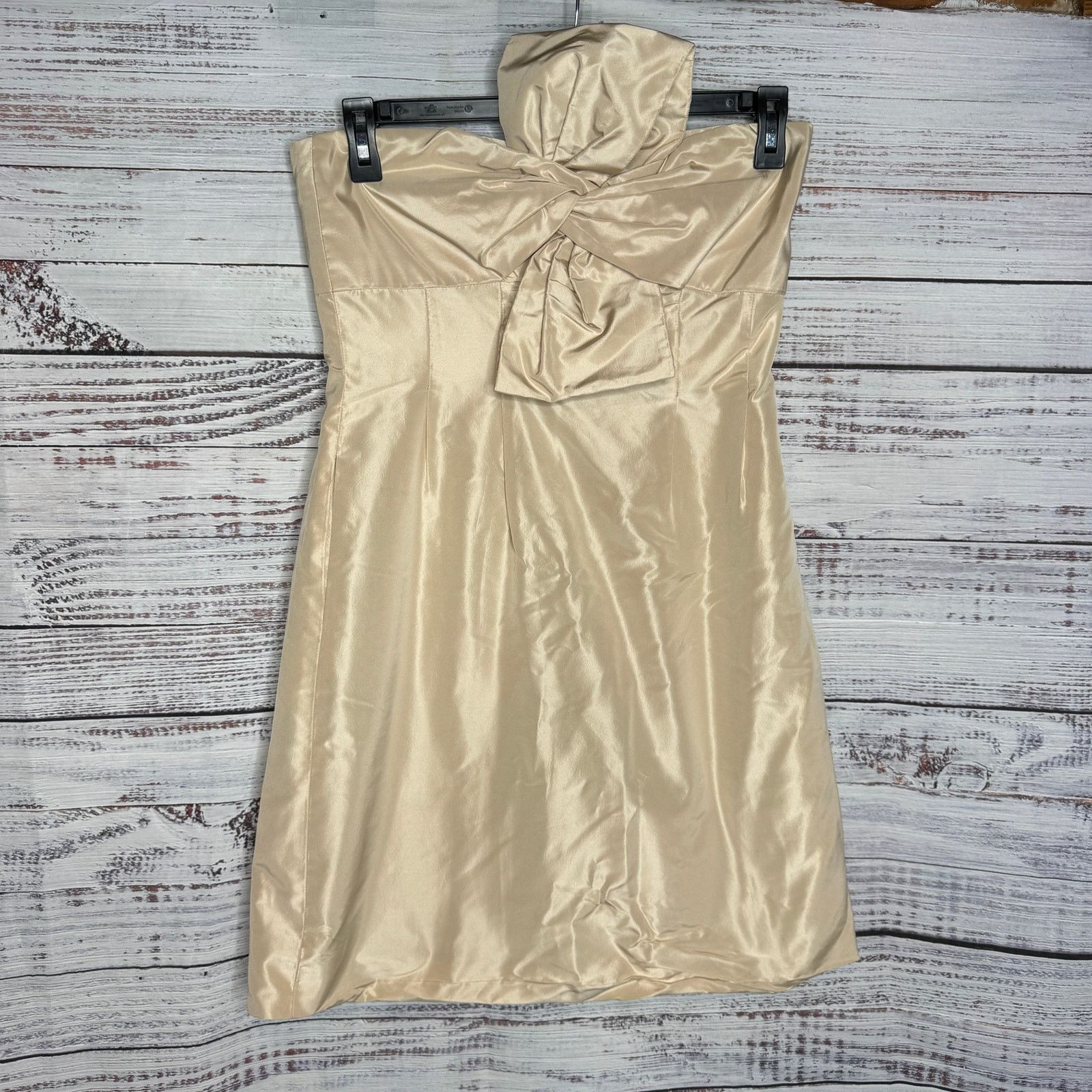J.Crew J. Crew 100% Silk Strapless Dress With Bow 8 Size M / US 6-8 / IT 42-44 - 1 Thumbnail