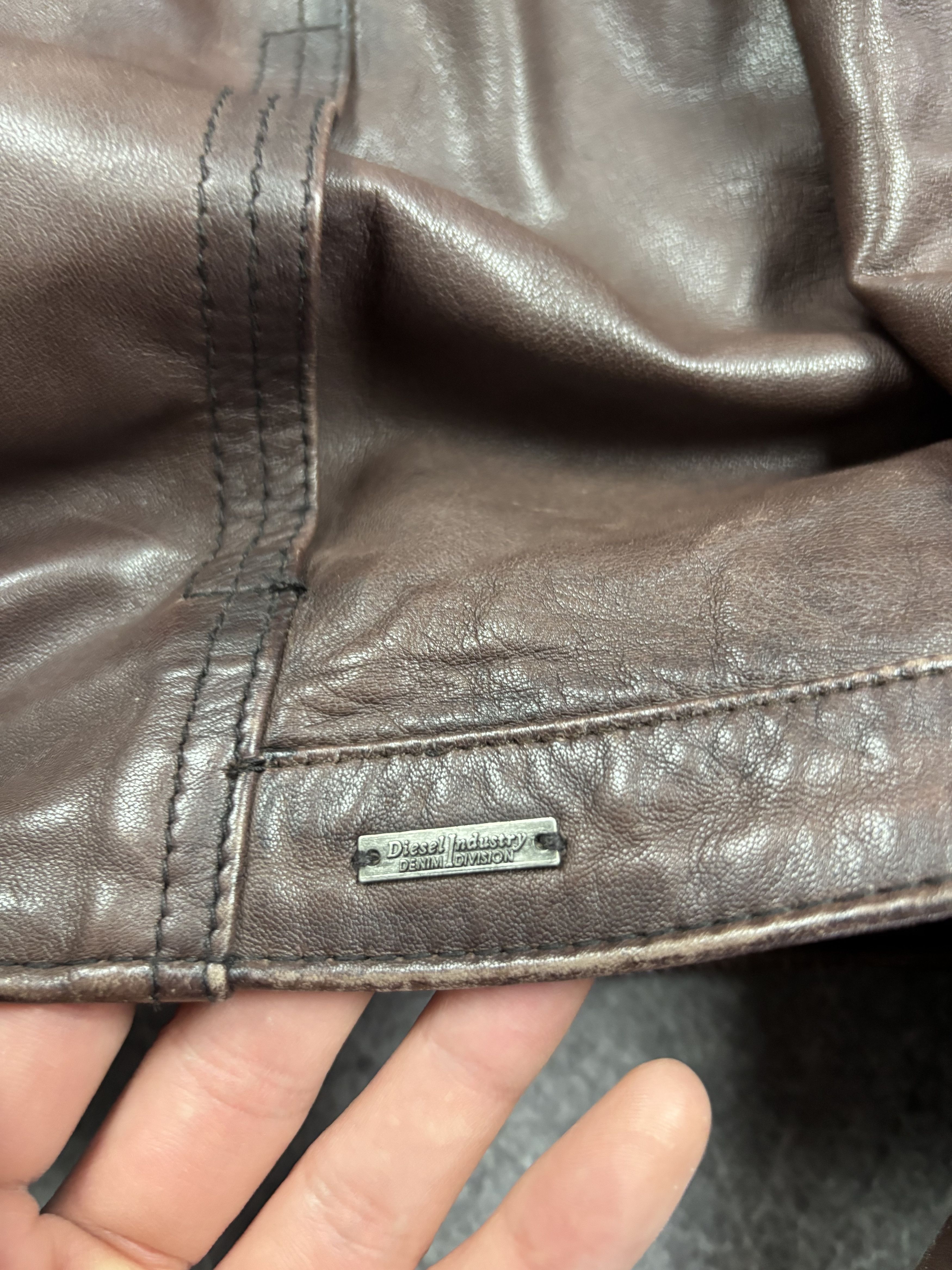 Diesel Rick Owens Type Yohji Yamamoto Style Diesel Leather Jacket Size US S / EU 44-46 / 1 - 8 Thumbnail