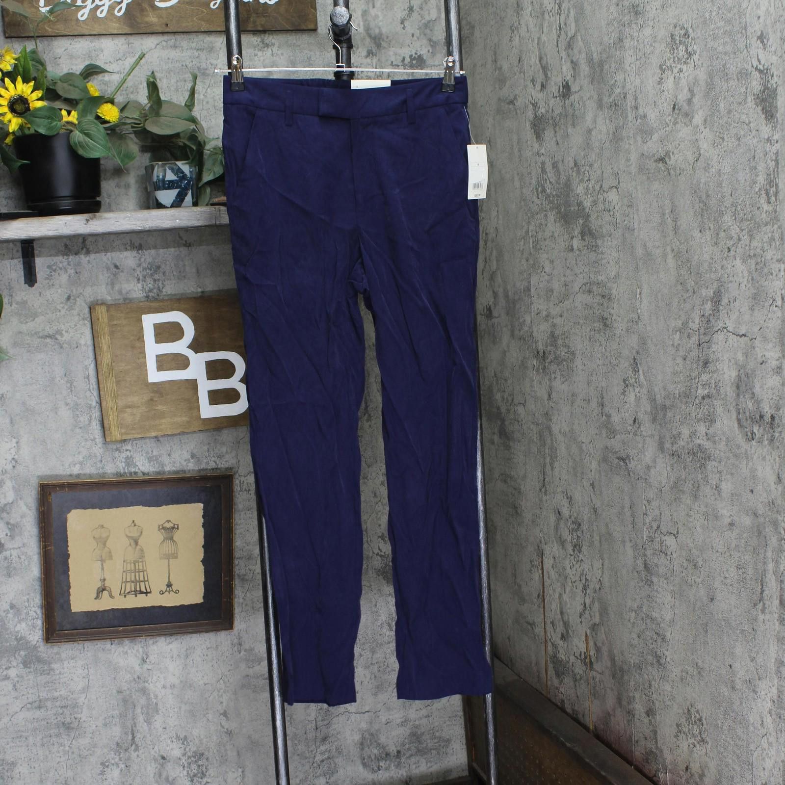 Other A New Day High-rise Stovepipe Trousers 93011182 Blue 6 Size 28" / US 6 / IT 42 - 1 Thumbnail