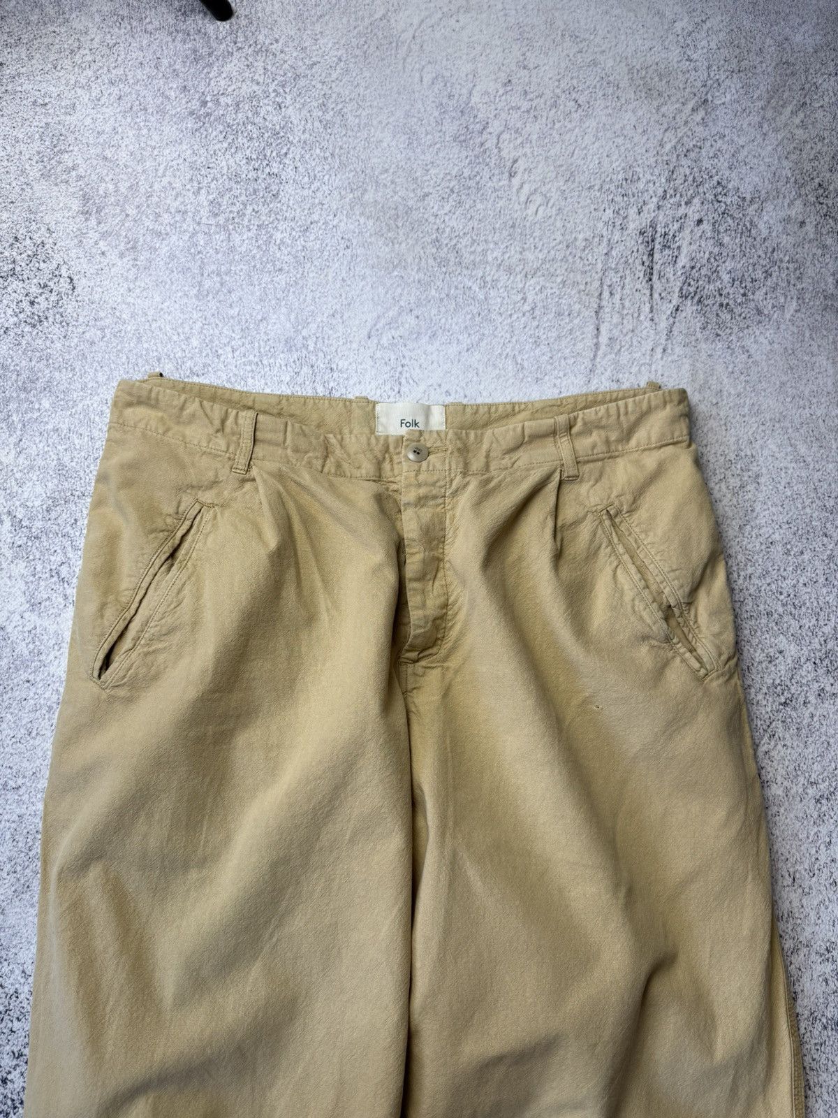 Folk Mens Folk Linen Pants Old Money style size 5 Size US 36 / EU 52 - 5 Thumbnail