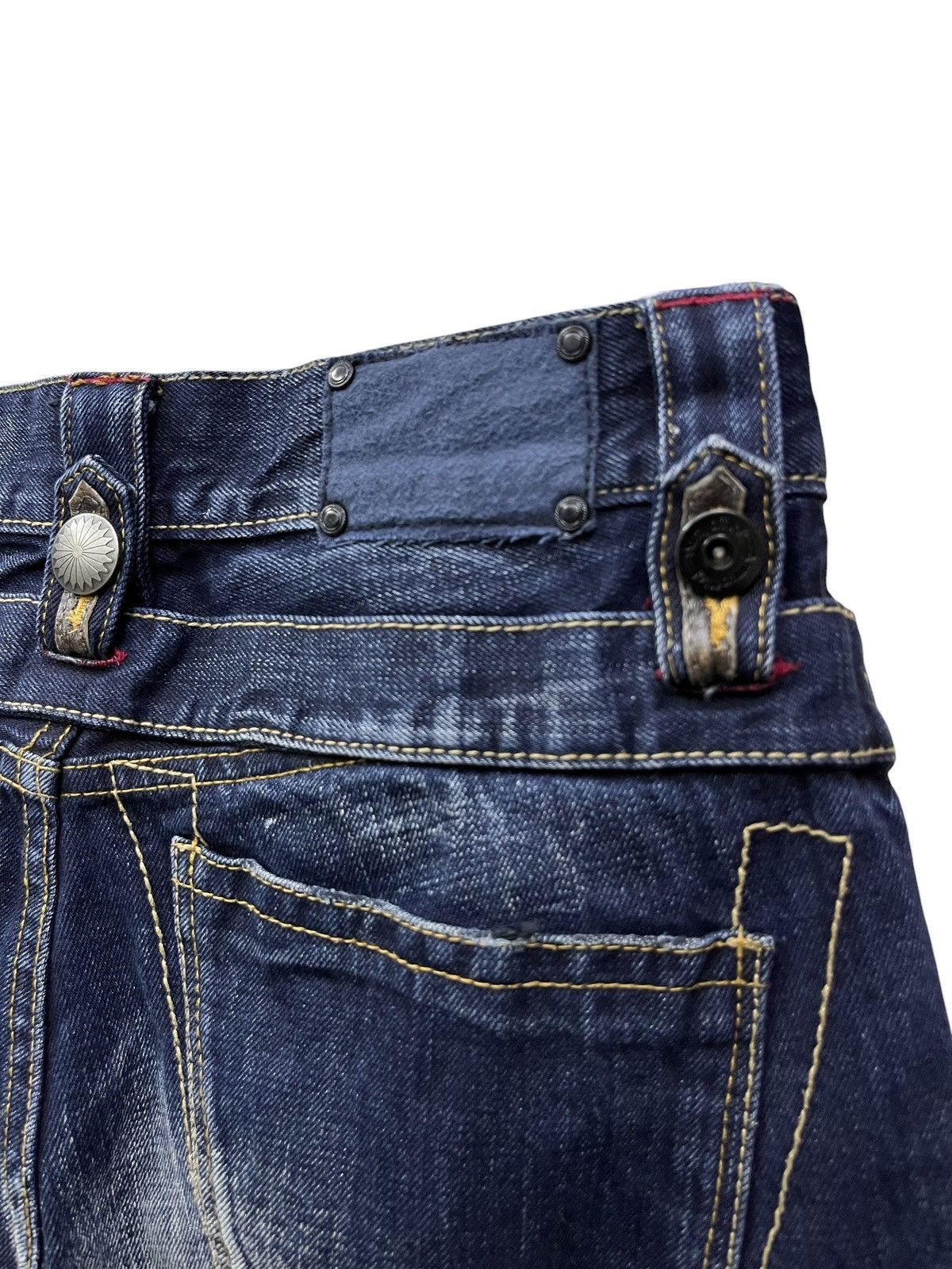 Army Of Me FYE🔥VINTAGE Army Of No! Double Waist Jeans Tornado Mart Era Size US 30 / EU 46 - 9 Thumbnail
