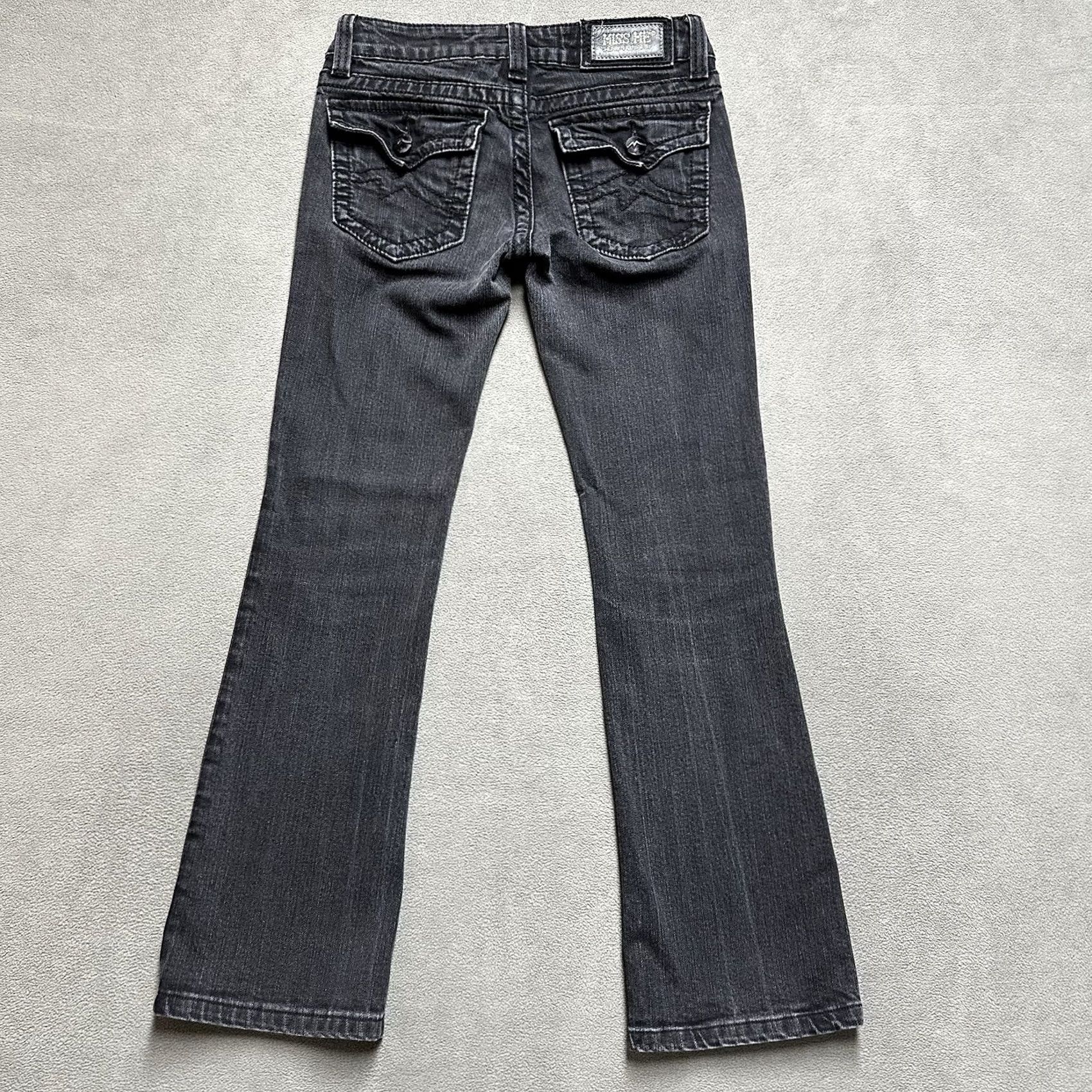 Miss Me Miss Me Jeans Womens Size 28 Black Irene Boot Grunge EUC Size 28" / US 6 / IT 42 - 2 Thumbnail