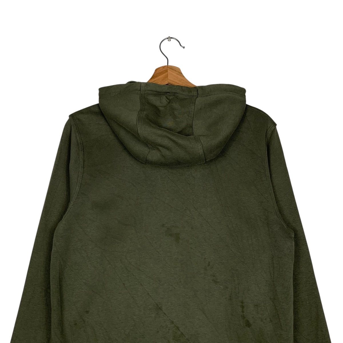 Nike NIKE Small Logo Green Zipper Hoodies Sweatshirt #1484-C67 Size US S / EU 44-46 / 1 - 24 Thumbnail