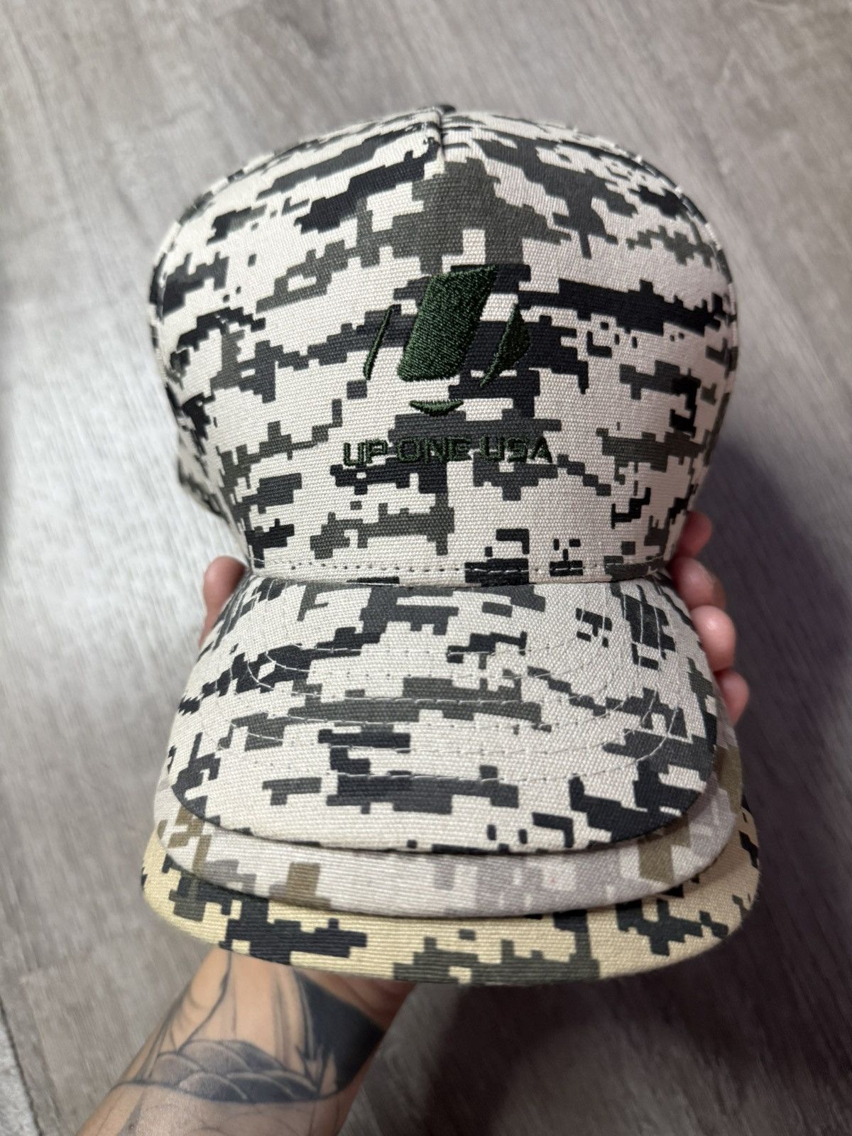 Other Digi Camo Triple Brim Snapback Hat Size ONE SIZE - 1 Thumbnail