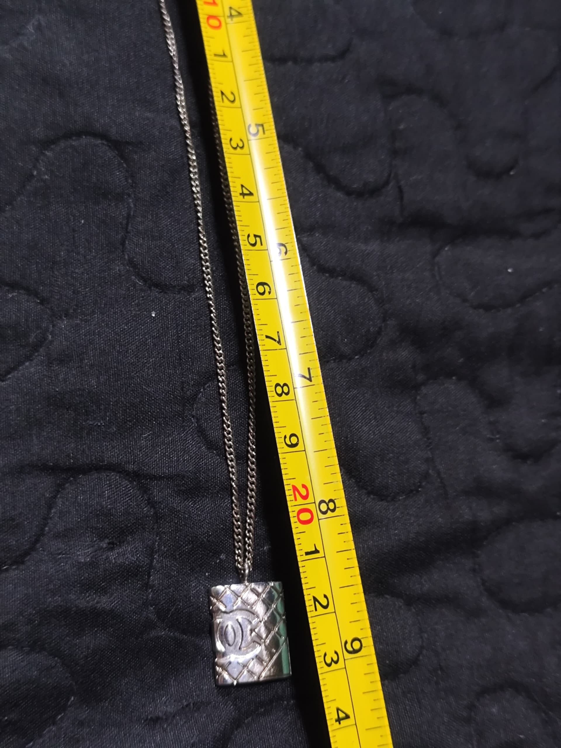 Chanel Chanel Matelasse Coco Mark Cambon Pendant Silver Metal Size ONE SIZE - 4 Thumbnail