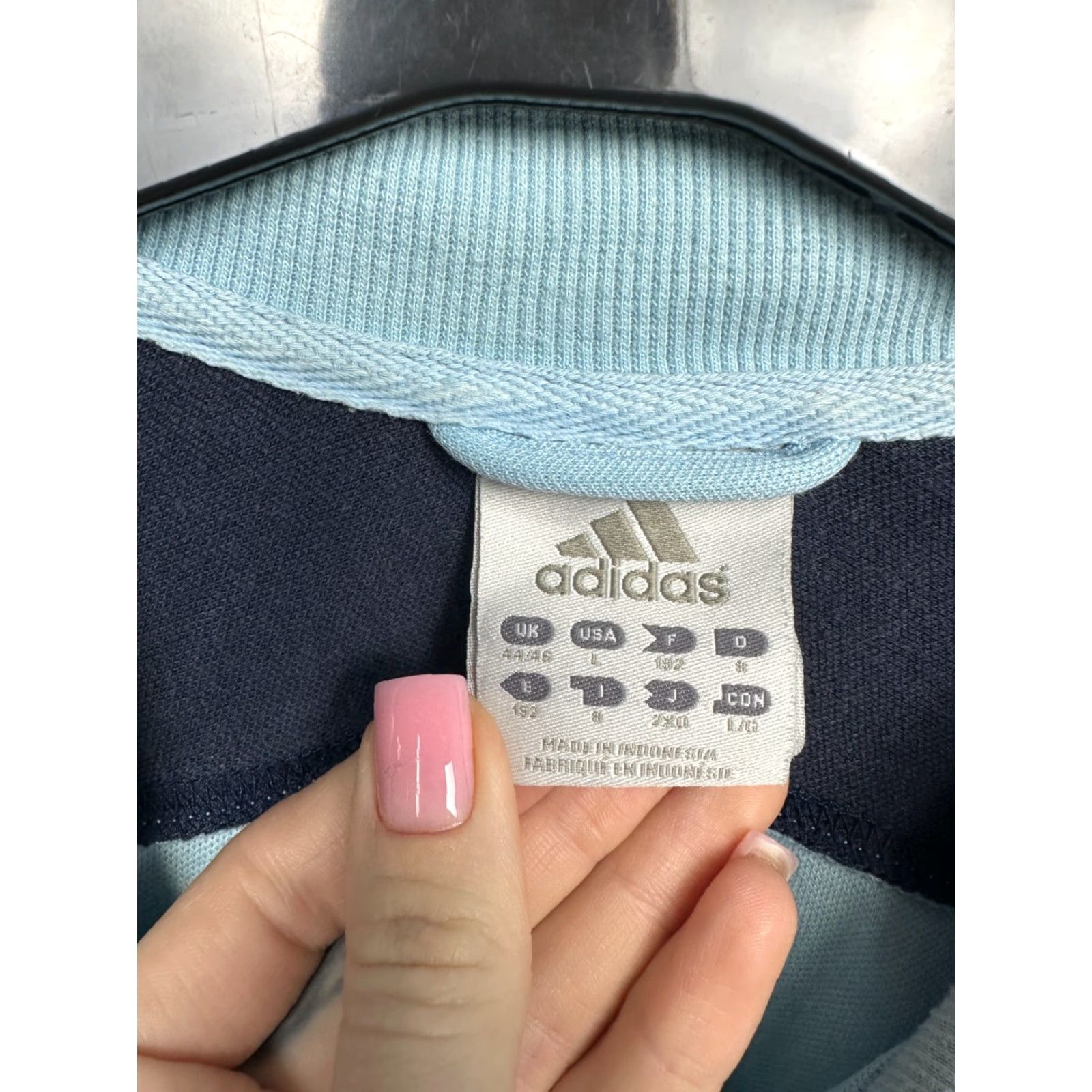 Adidas Adidas Vintage Mens Track Jacket Jacket L Blue Track Jacket Mens Size US L / EU 52-54 / 3 - 4 Thumbnail
