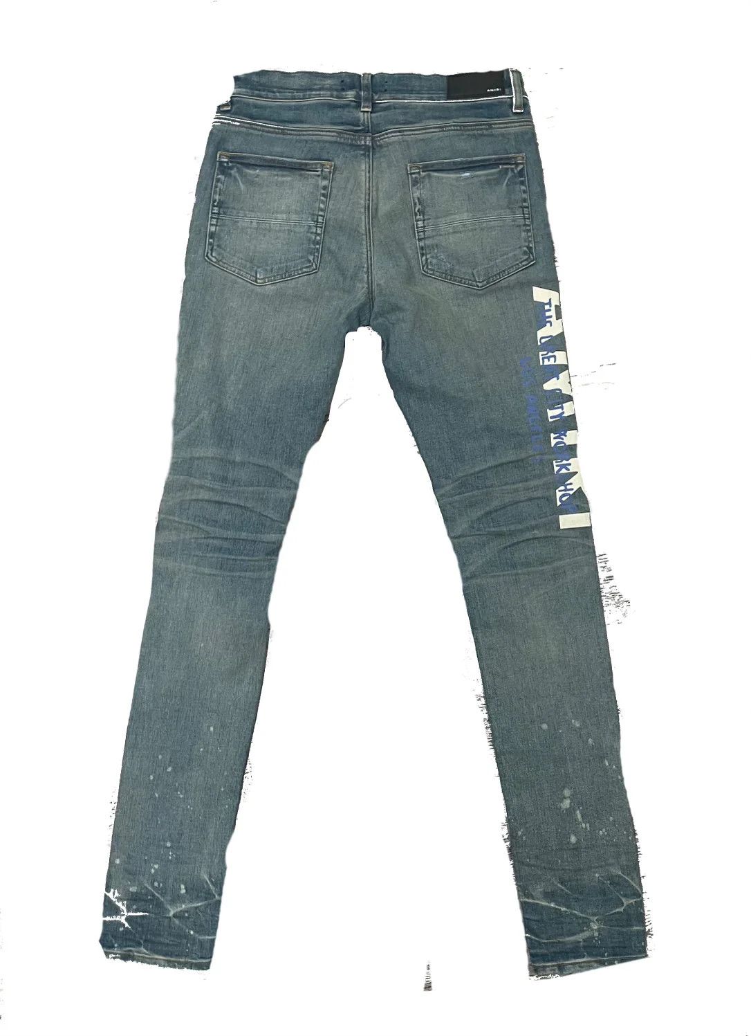 Amiri o1gr1nt0325 T.G.C.W Amiri Jeans in Blue Size US 30 / EU 46 - 2 Thumbnail