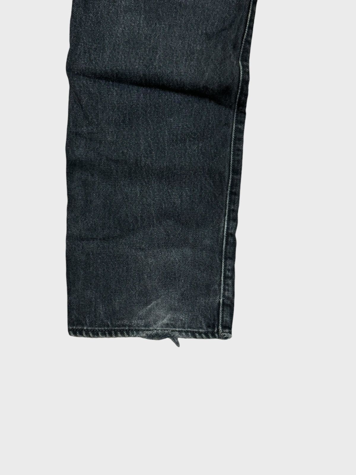 Levi's Vintage Levi's 501 Black Faded Distressed Denim Jeans Size US 32 / EU 48 - 13 Thumbnail