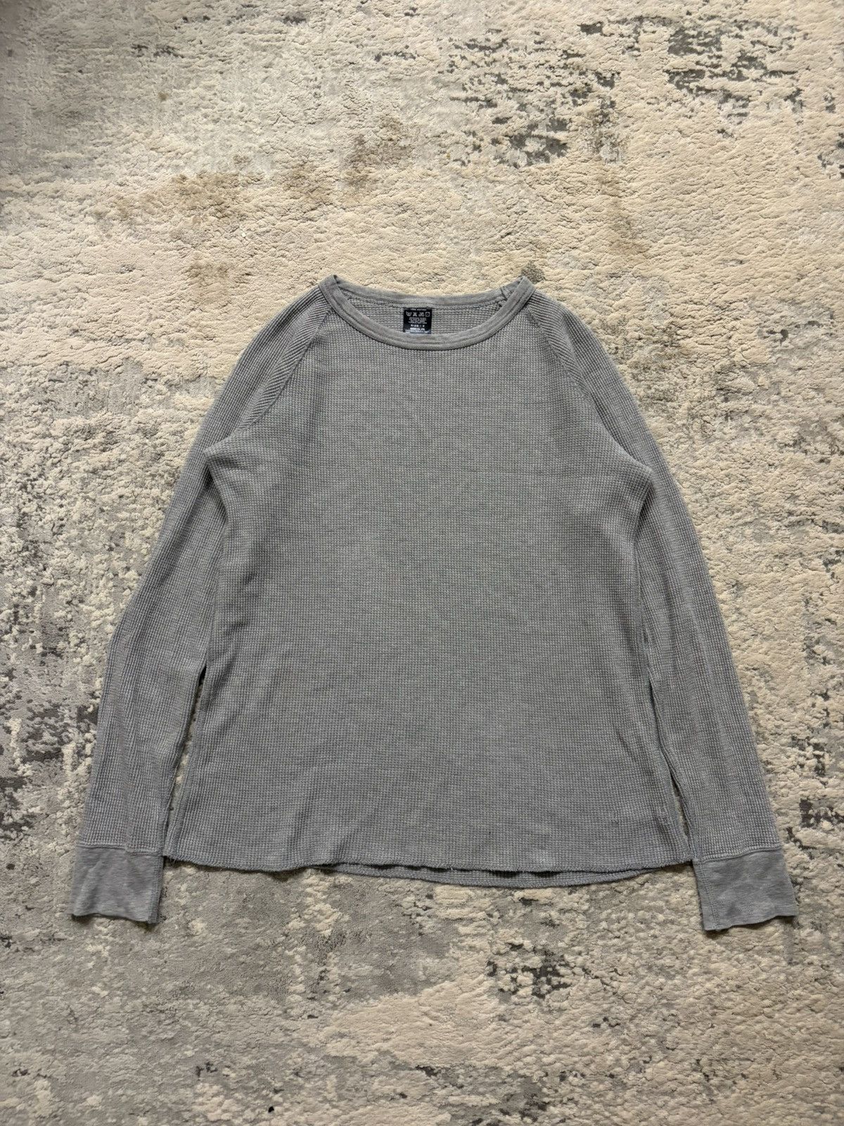 Number (N)ine Grey Waffle Thermal Long sleeve (1) Size US S / EU 44-46 / 1 - 1 Thumbnail