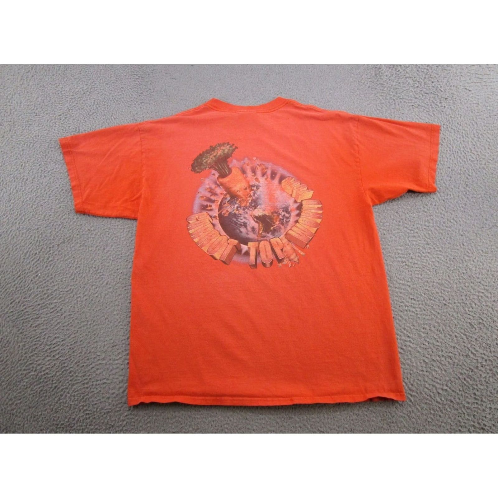 Gildan Vintage Gildan Carrot Top Comedy World Tour Double-Sided Shirt XL Orange Mens T-Shirt 90s Inspired Size US XL / EU 56 / 4 - 7 Thumbnail